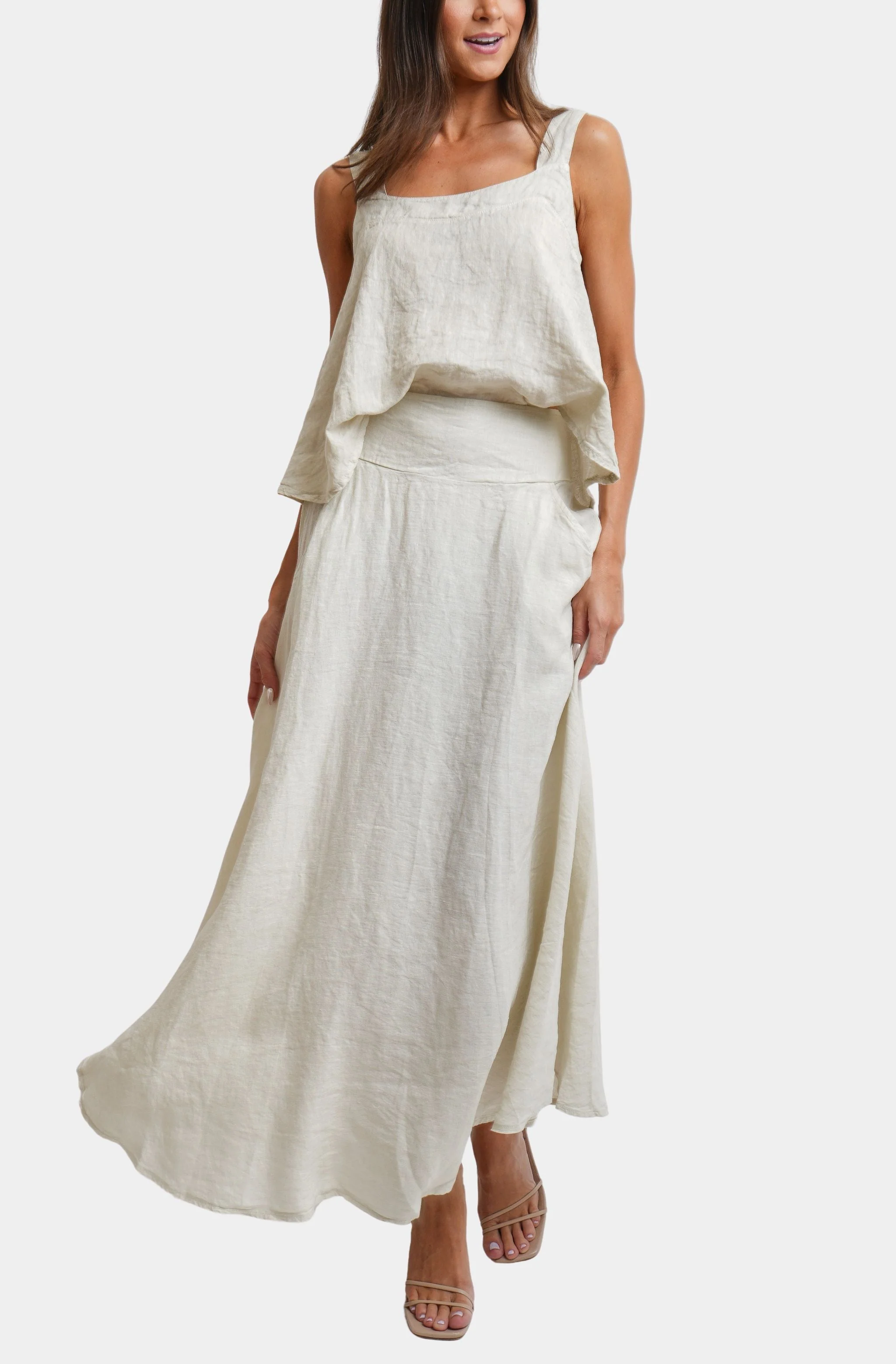 Larissa Linen Skirt - Image 2