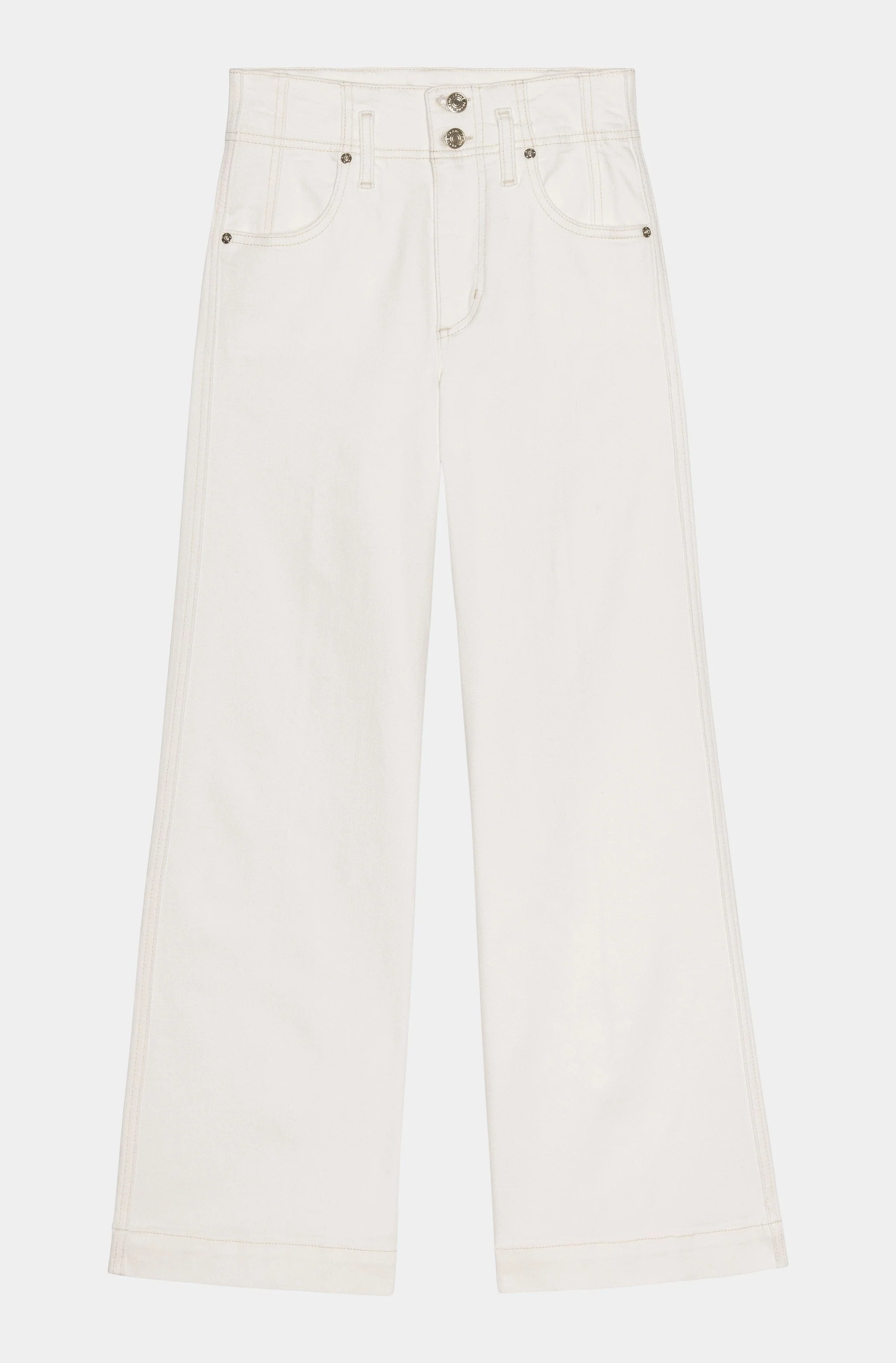 The Seamed Wide Trouser Crop