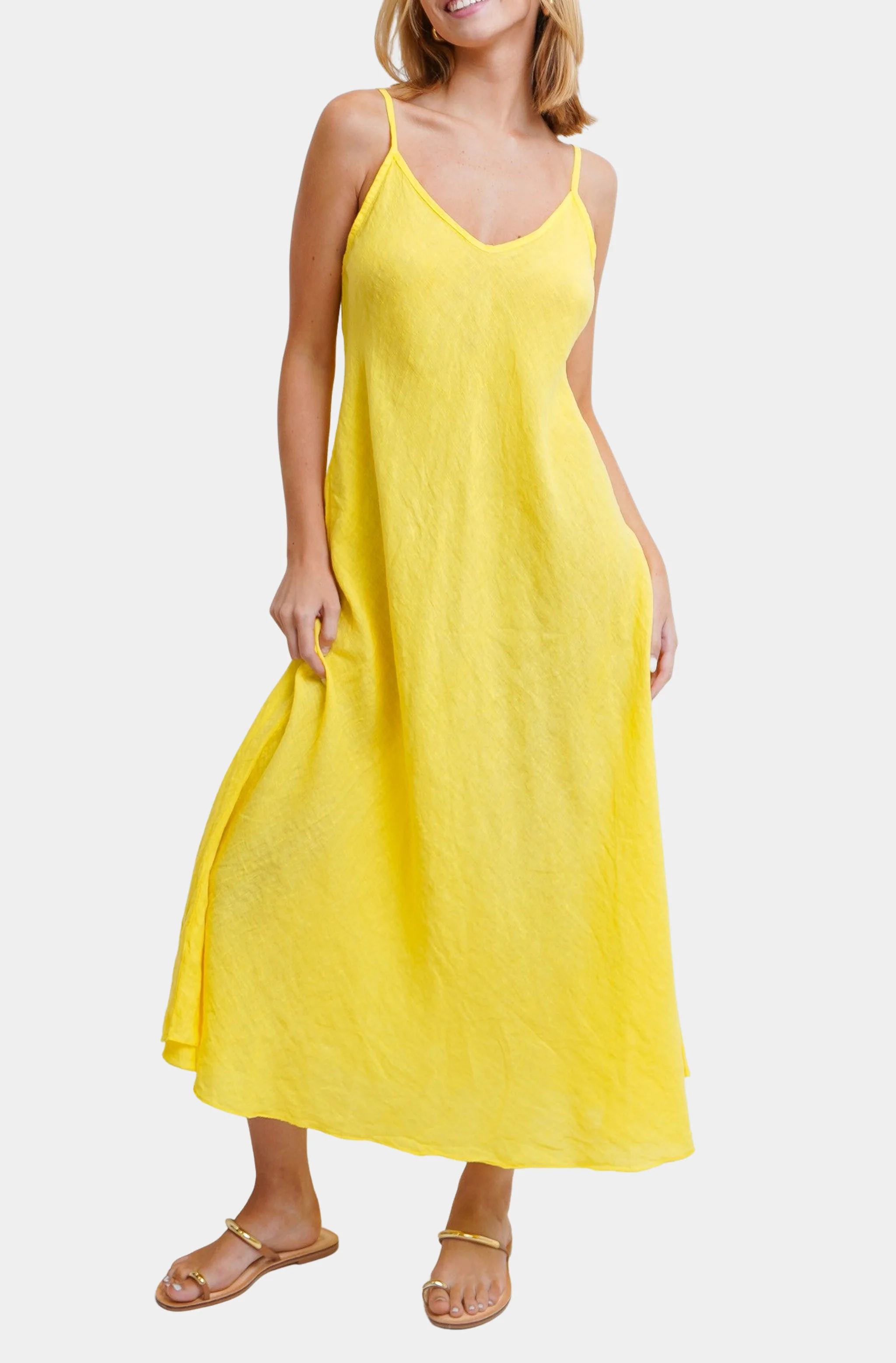 Italian Maxi Slip Dress