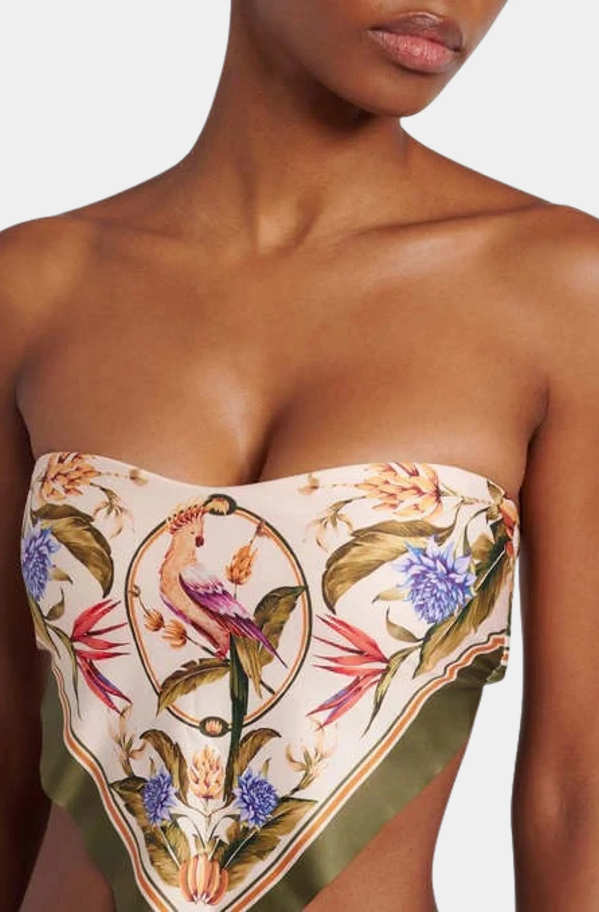 Strilitzia Light Blush Cropped Bikini Top - Image 2