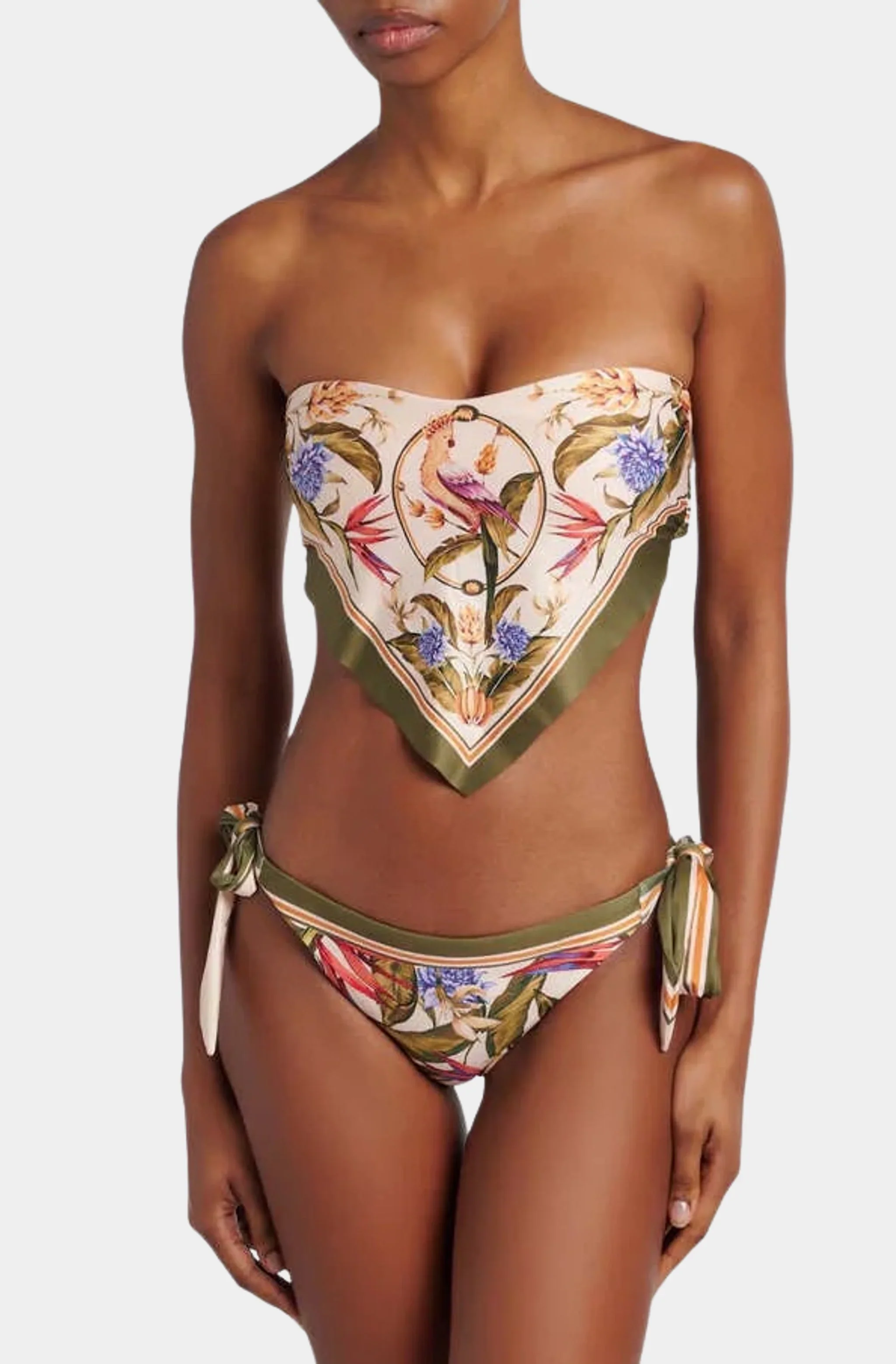 Strilitzia Light Blush Basic Bow Bikini Bottom