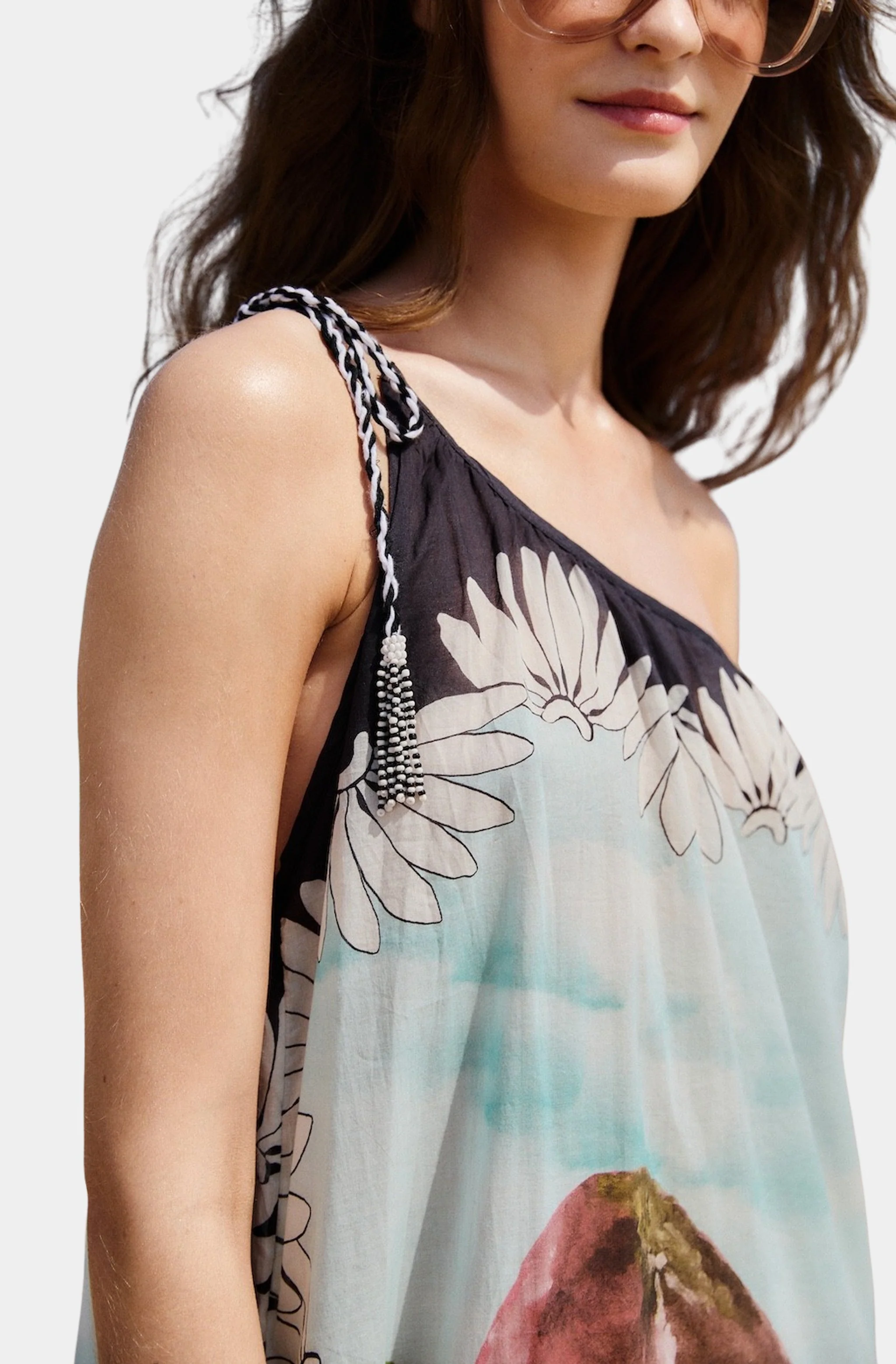 Copacabana Beach Multicolored Maxi Dress - Image 3