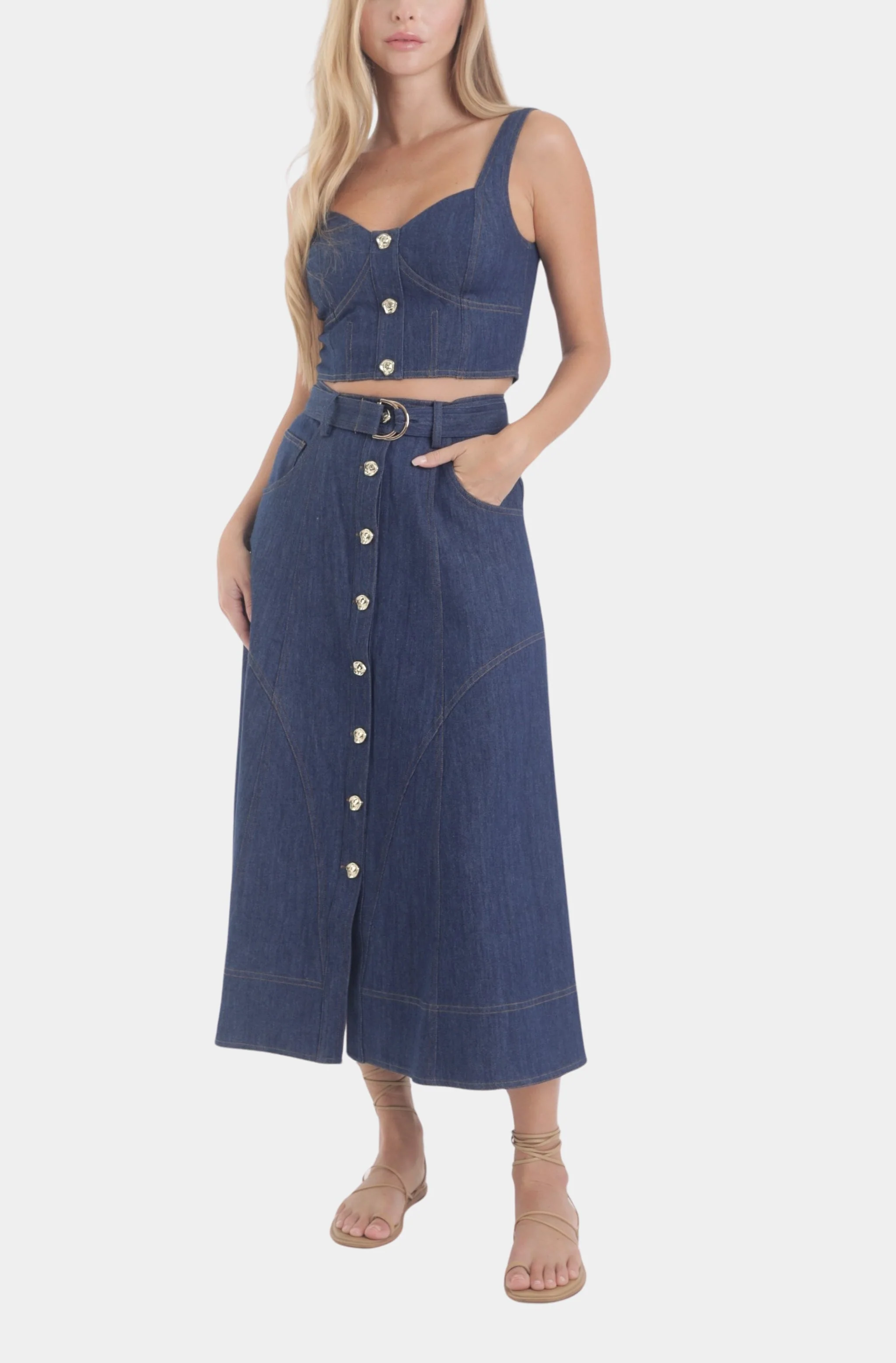 Saro Denim Skirt - Image 2