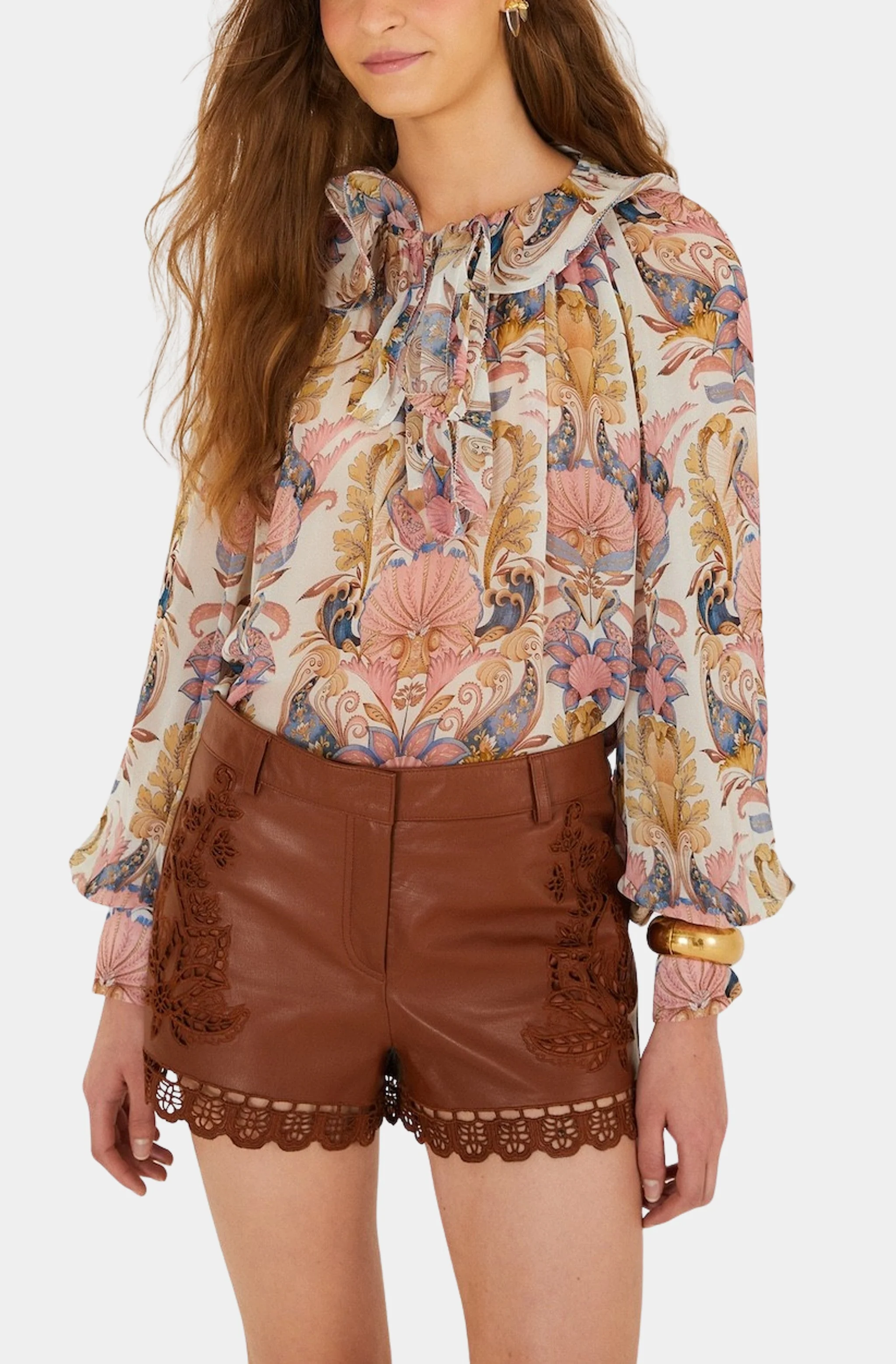Richilieu Caramel Leather Short