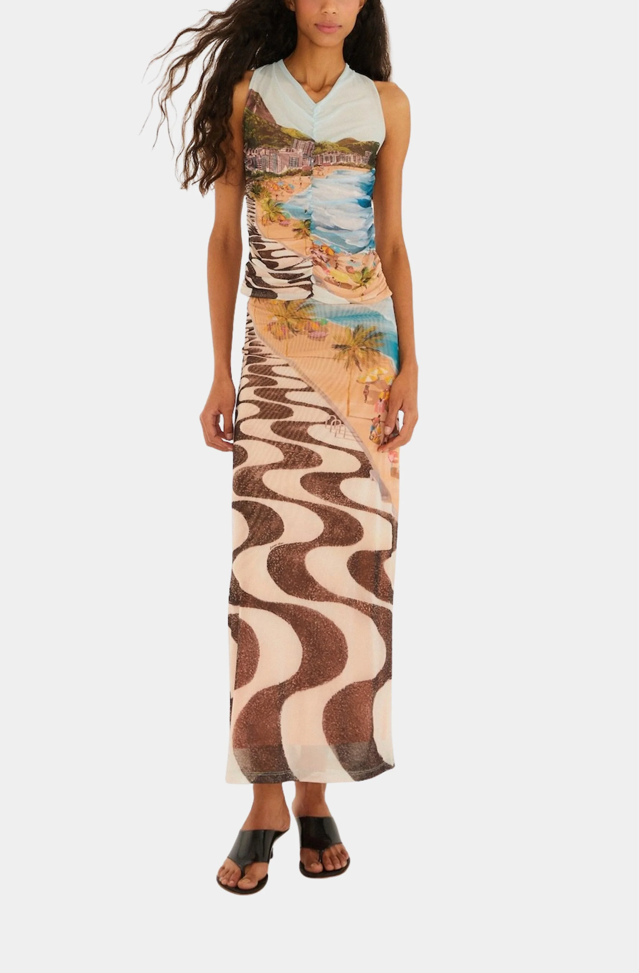 Copacabana Beach Multicolor Skirt