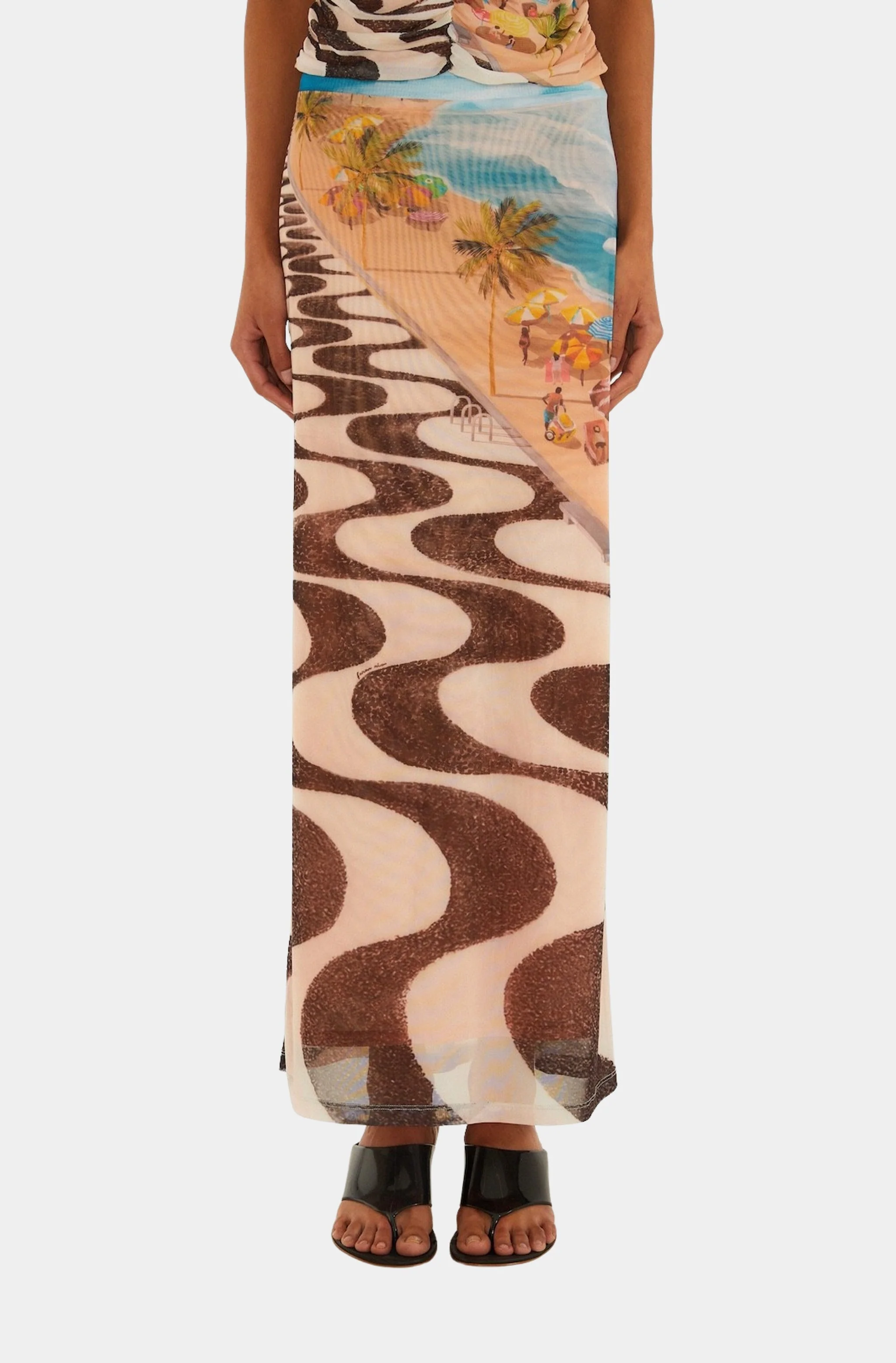 Copacabana Beach Multicolor Skirt - Image 3