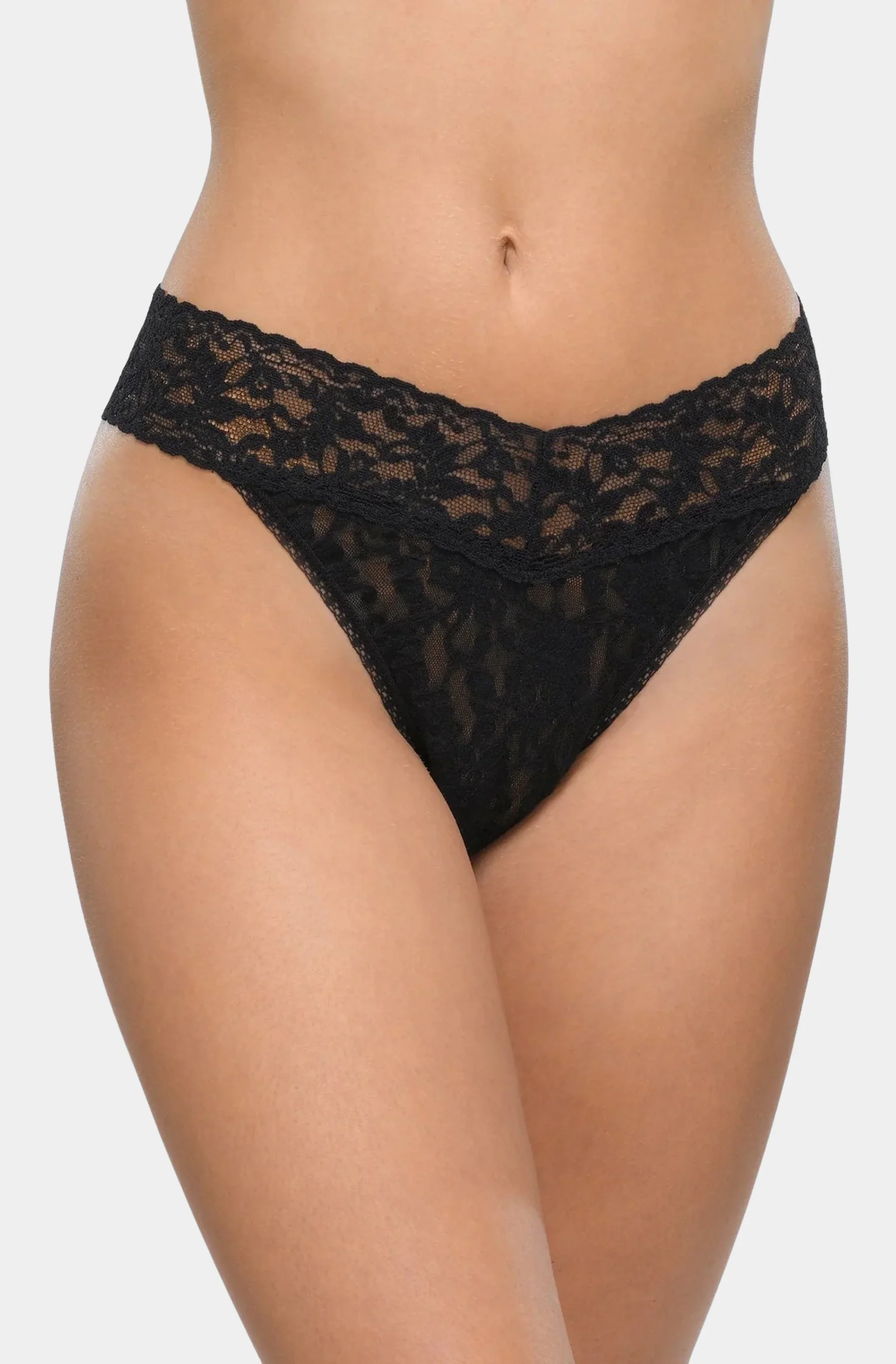 Signature Lace Original Rise Thong - Image 3