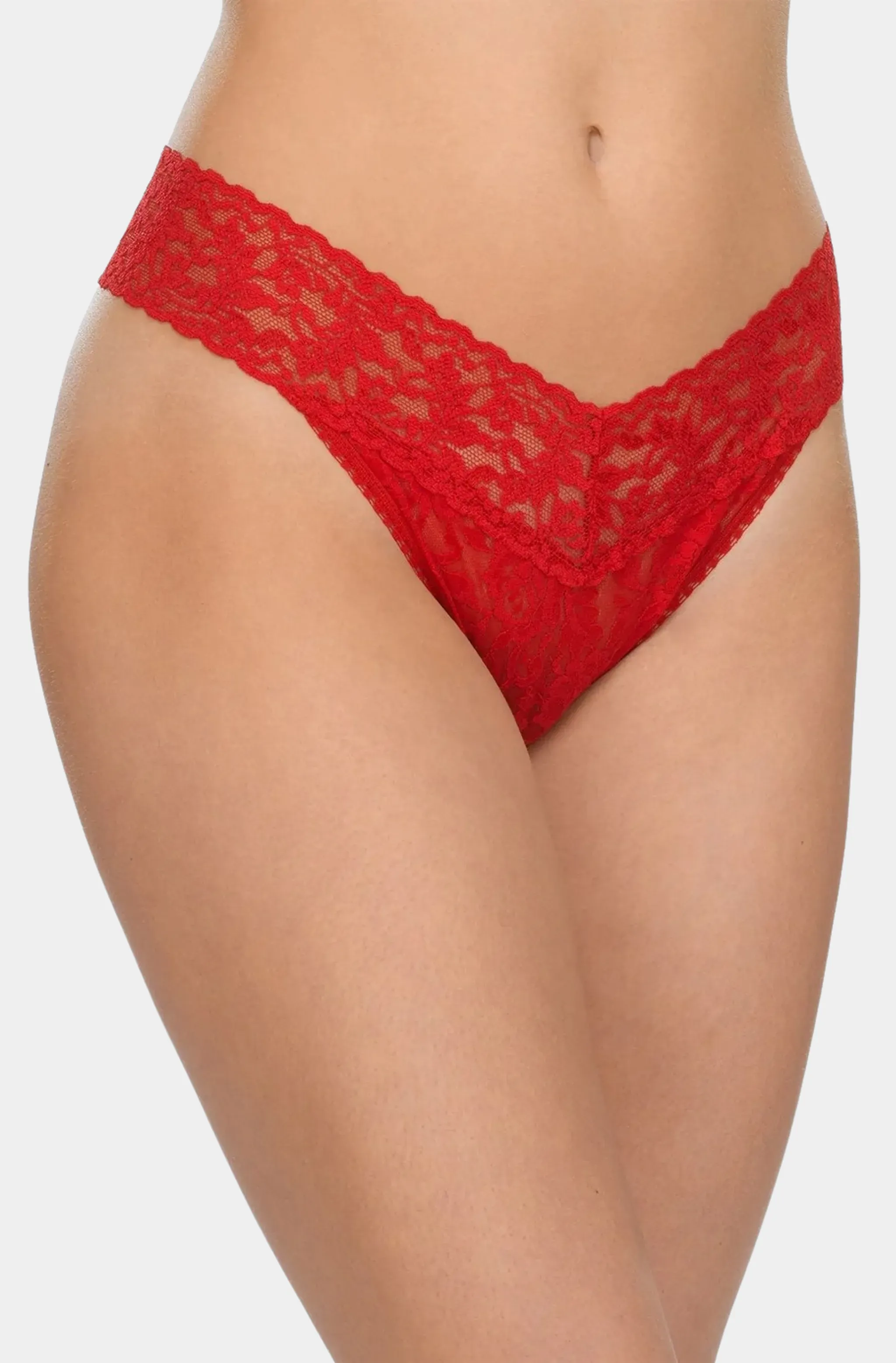 Signature Lace Original Rise Thong - Image 12