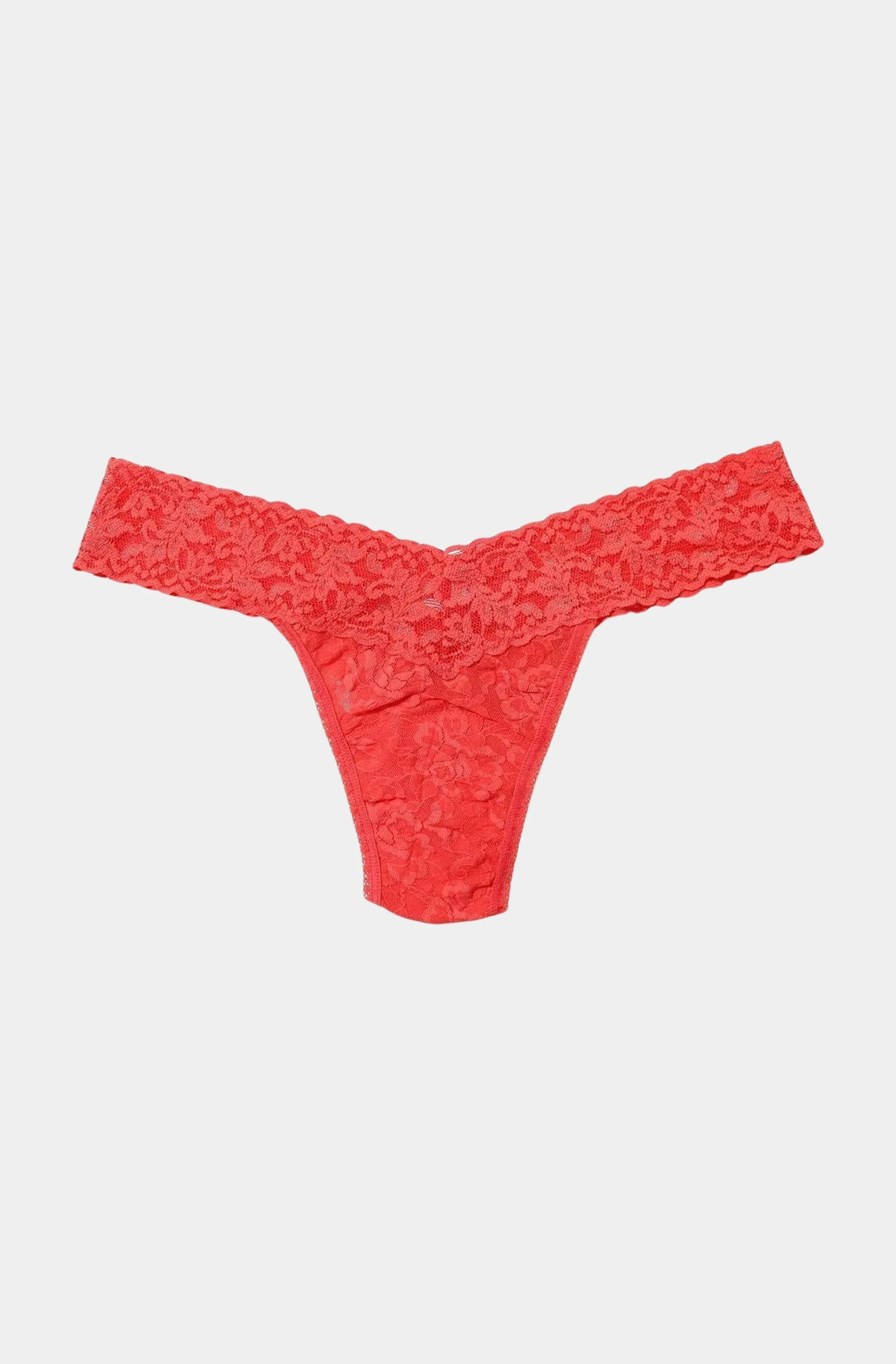 Signature Lace Low Rise Thong