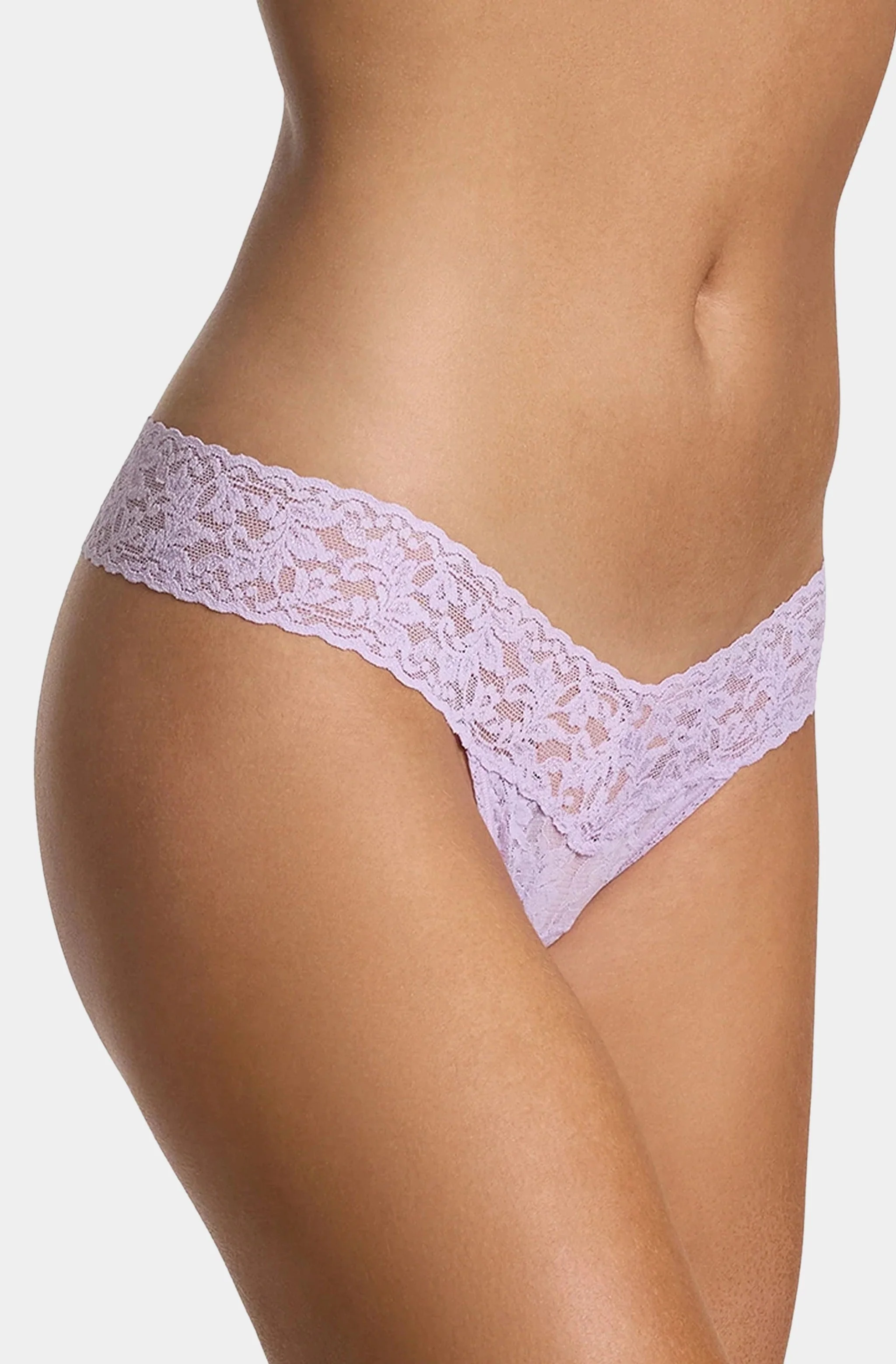 Signature Lace Low Rise Thong - Image 2