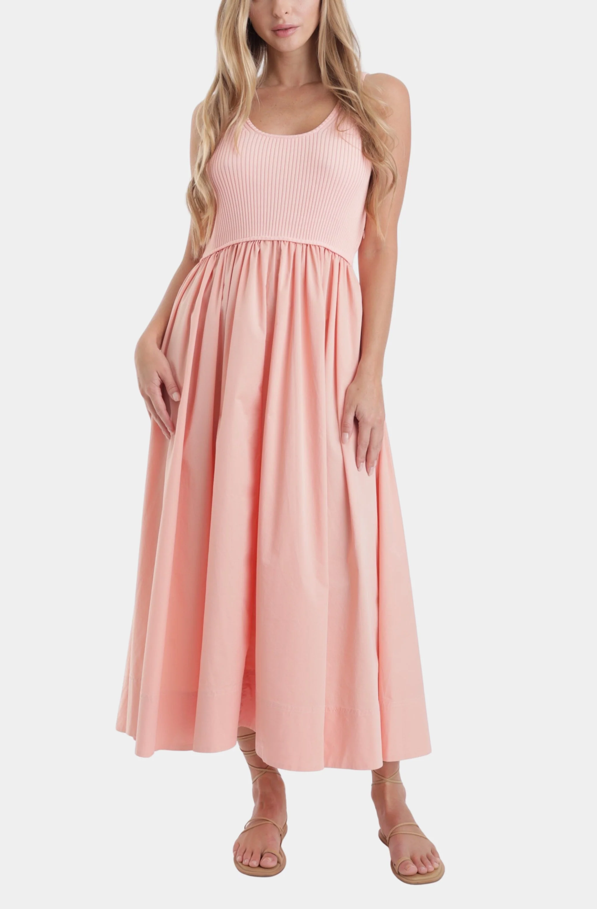 Ray Knit Combo Dress - Image 2