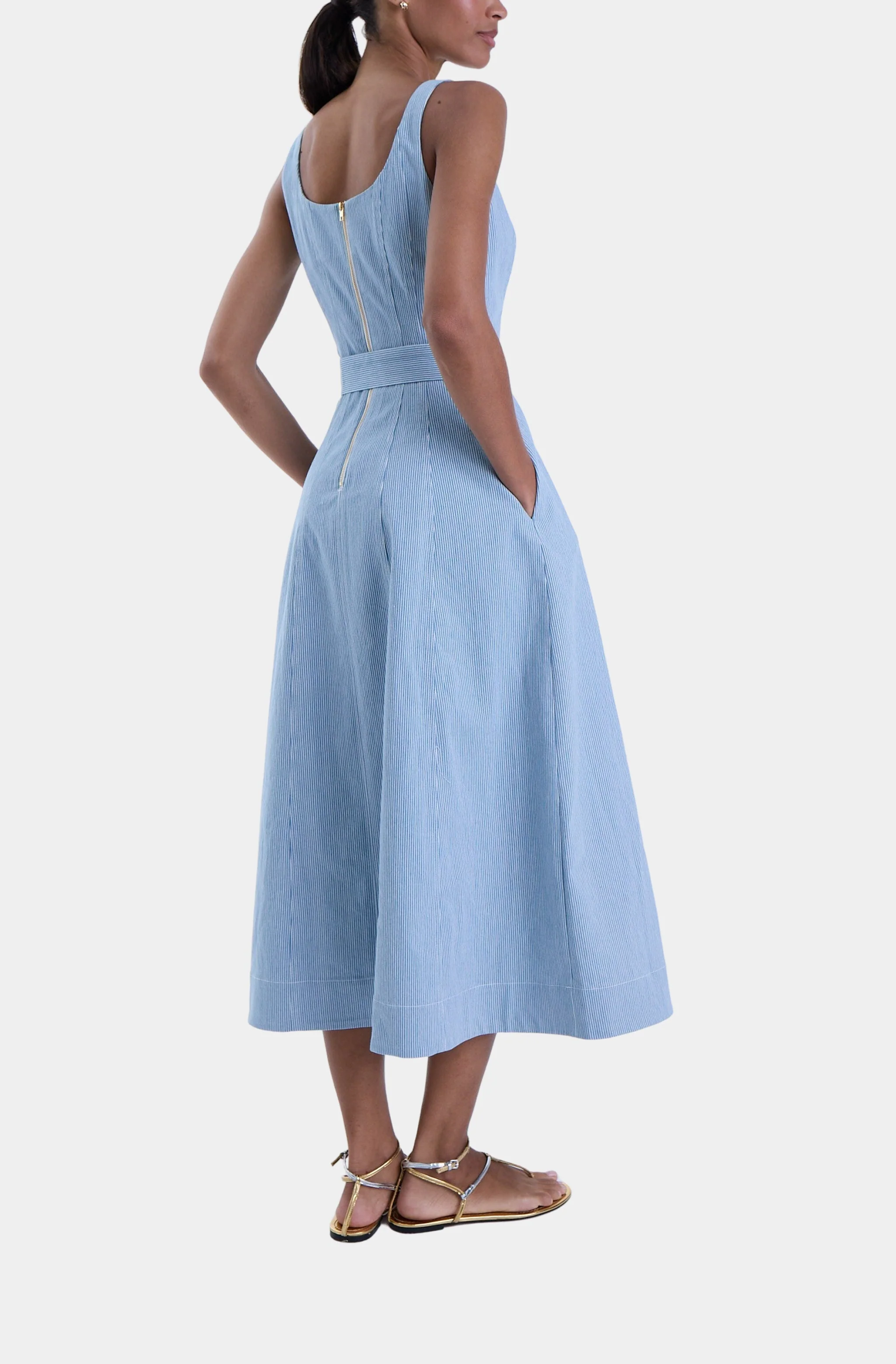 Lilliana Denim Maxi Dress - Image 3