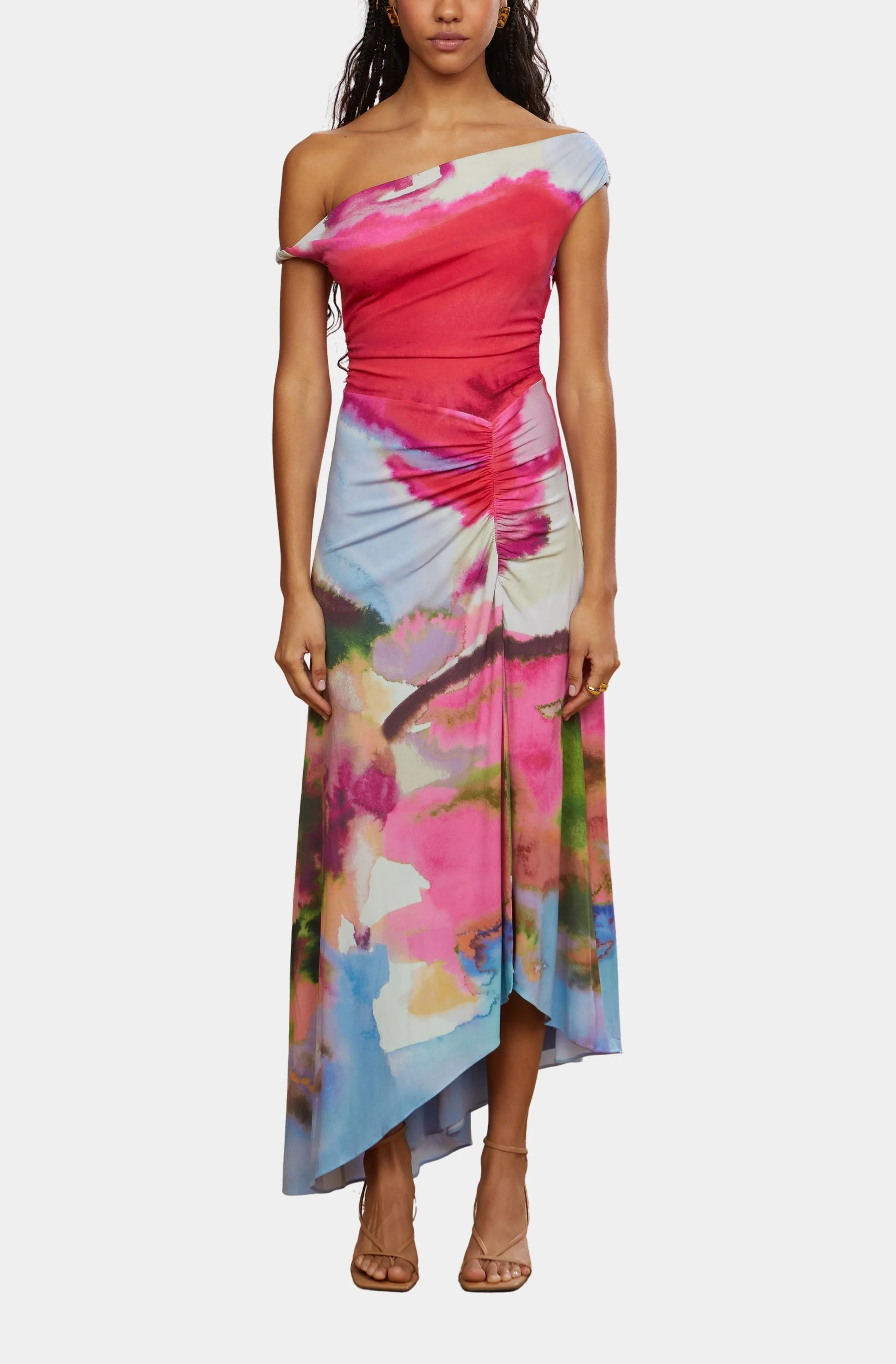 Ella Printed Jersey Dress