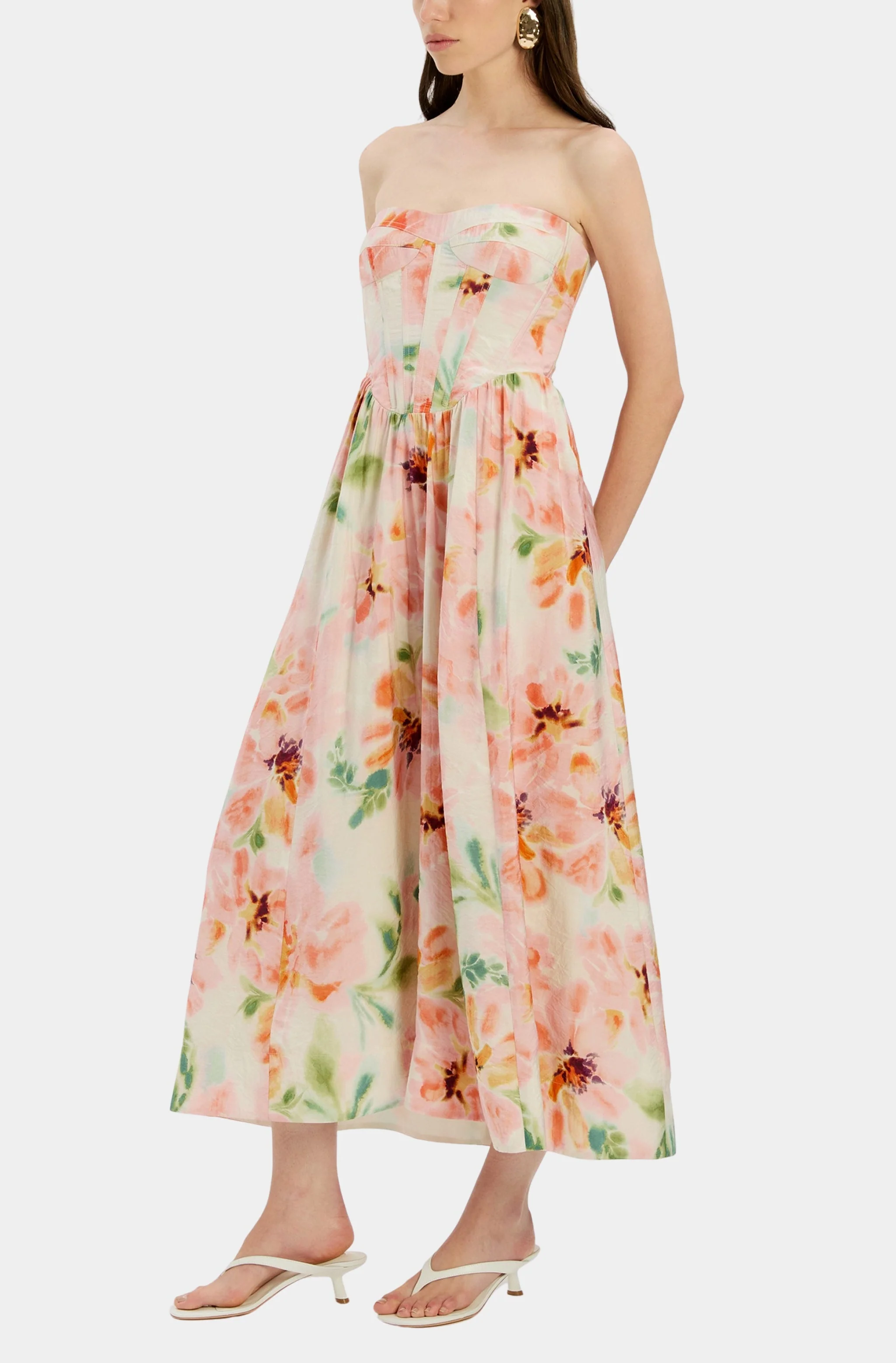 Lola Corset Midi Dress - Image 2