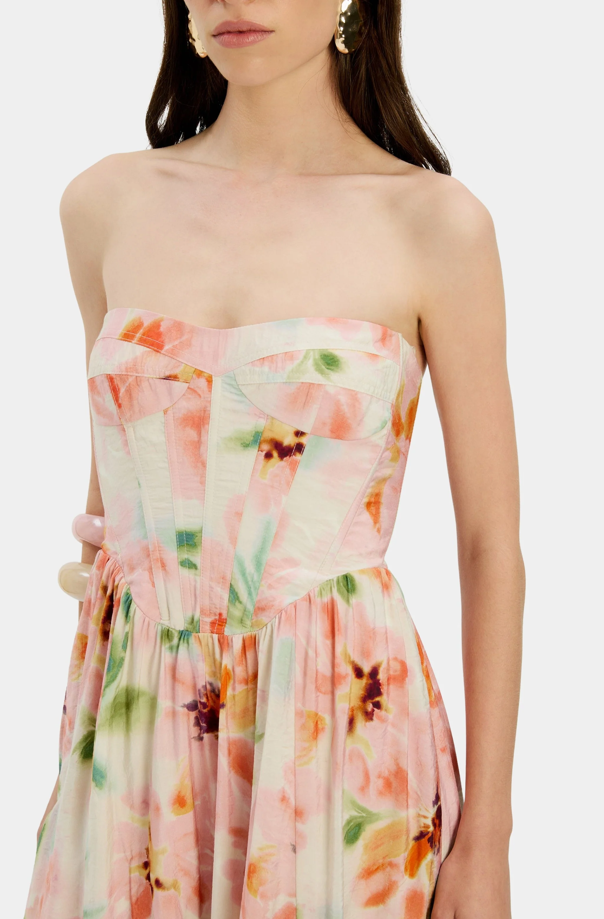 Lola Corset Midi Dress - Image 4