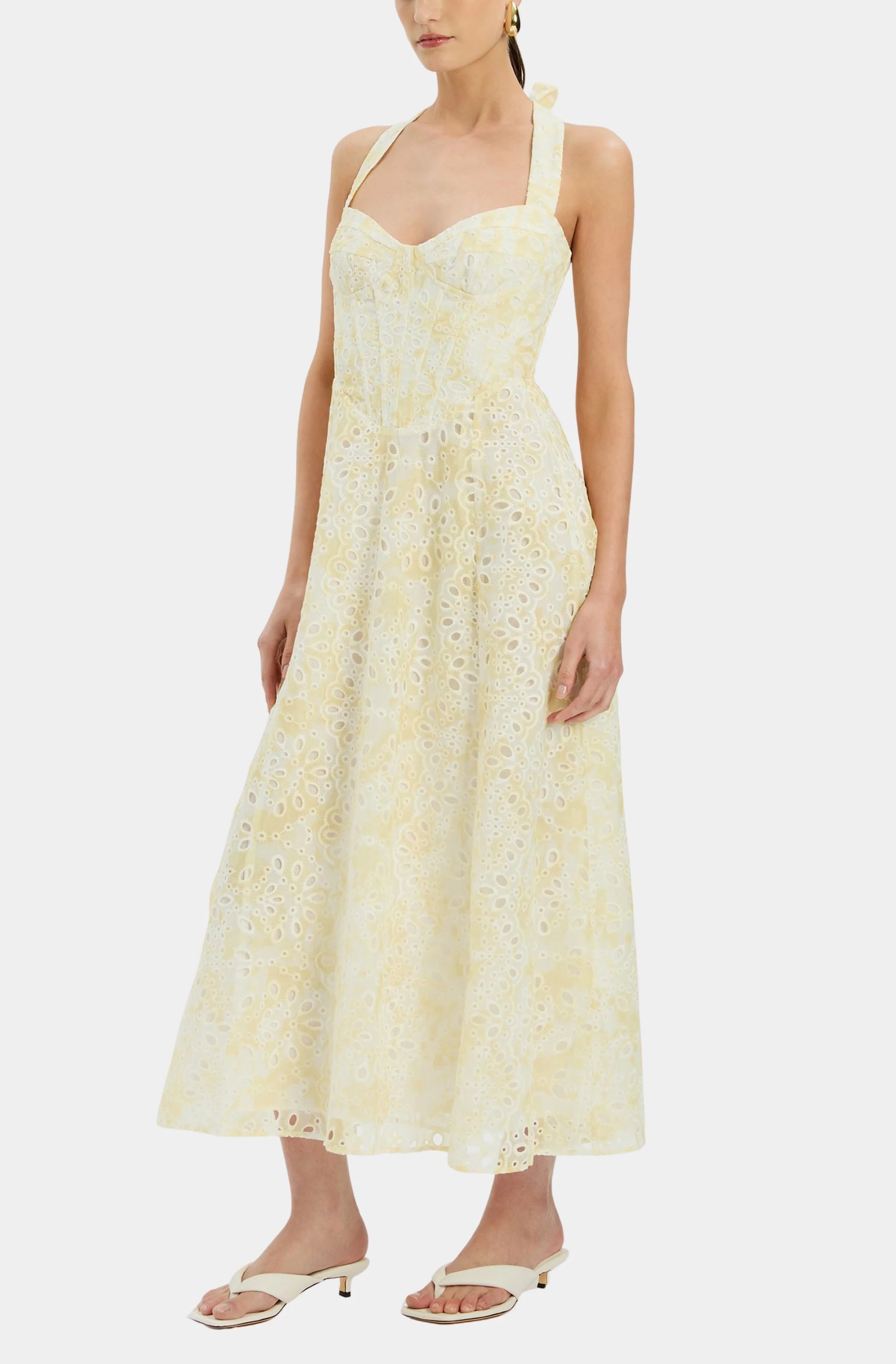 Pollie Halter Midi Dress - Image 2