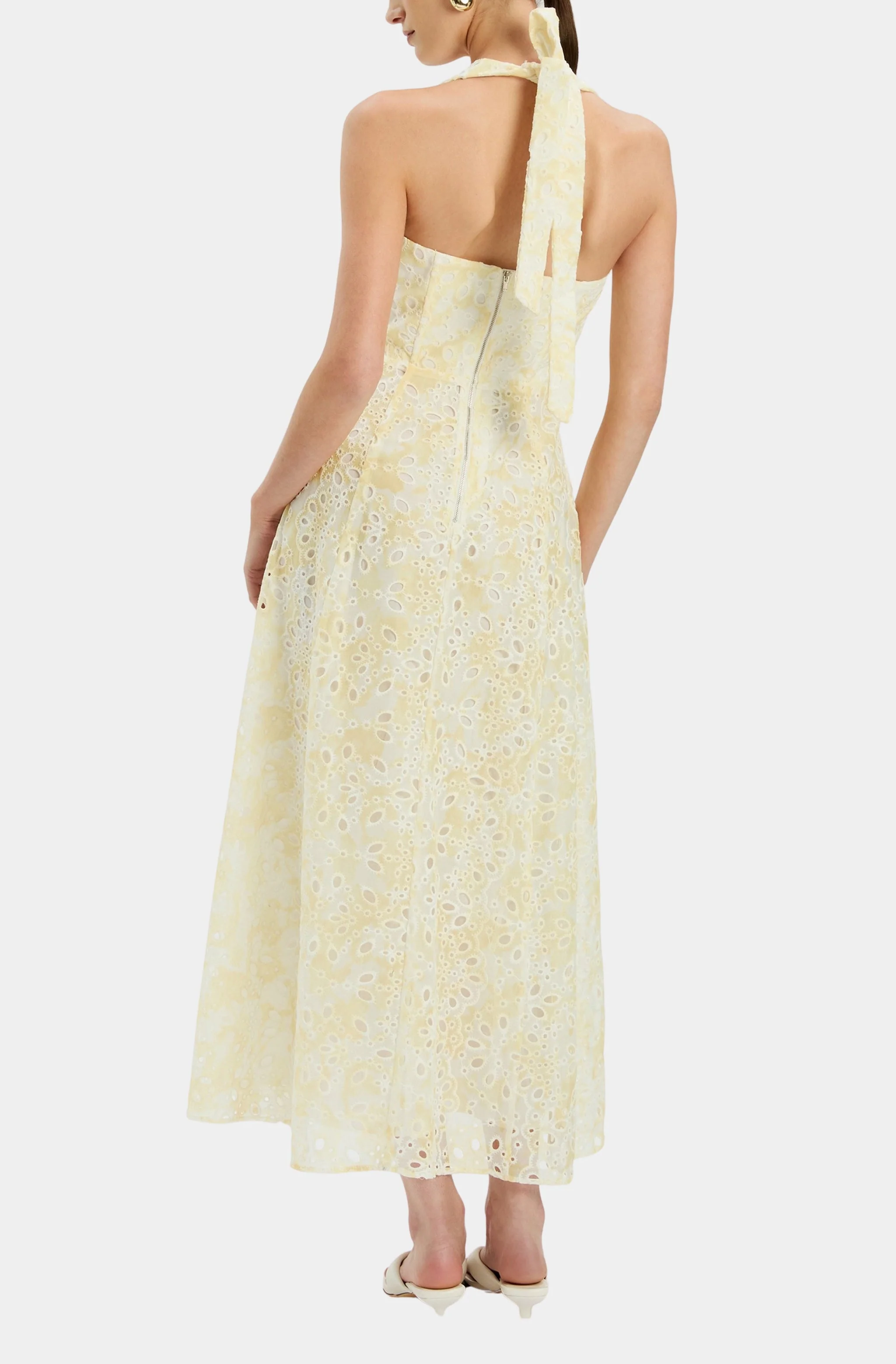 Pollie Halter Midi Dress - Image 3