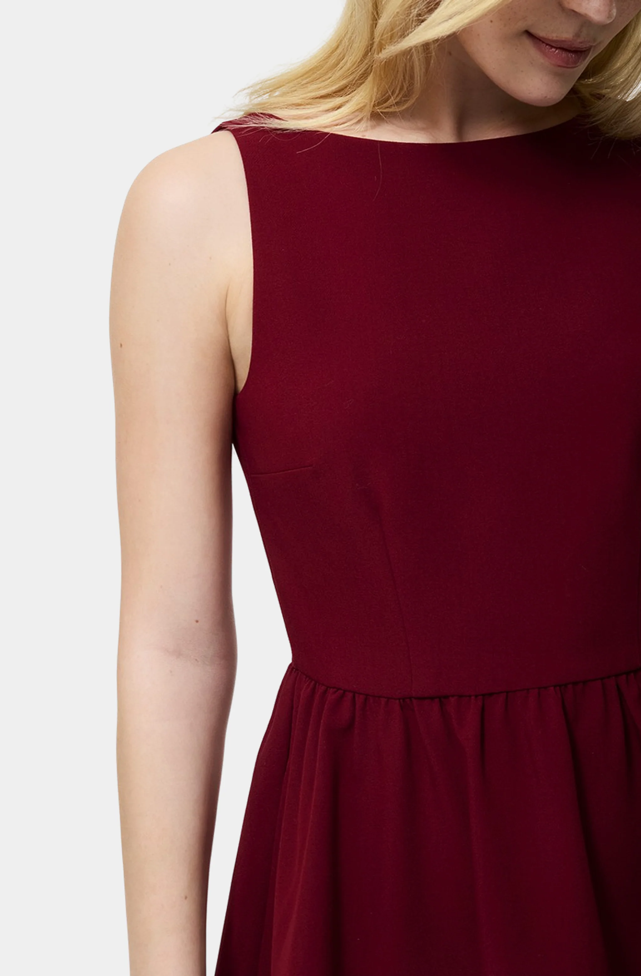 Azra Twill Low Back Mini Dress - Image 4