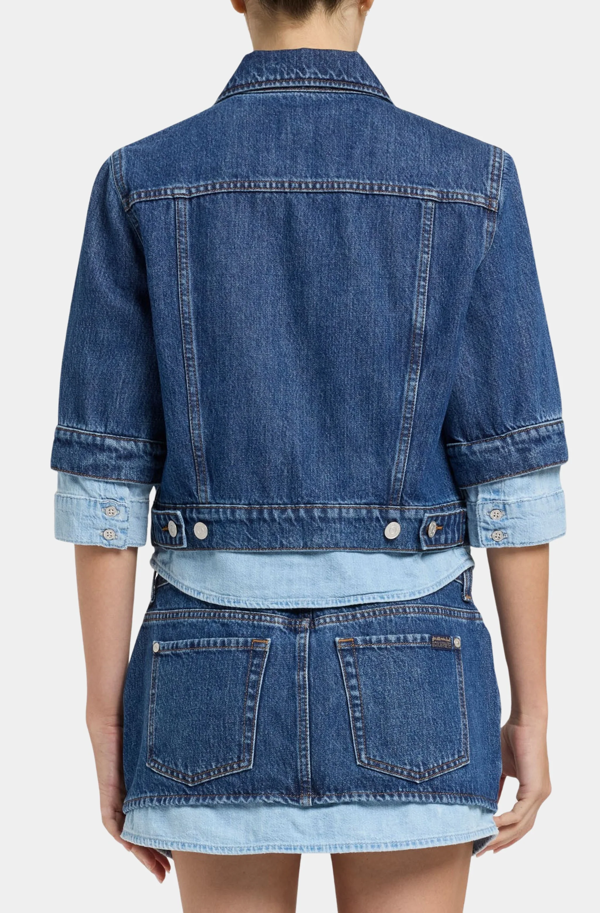 Double Layer Trucker Jacket - Image 2
