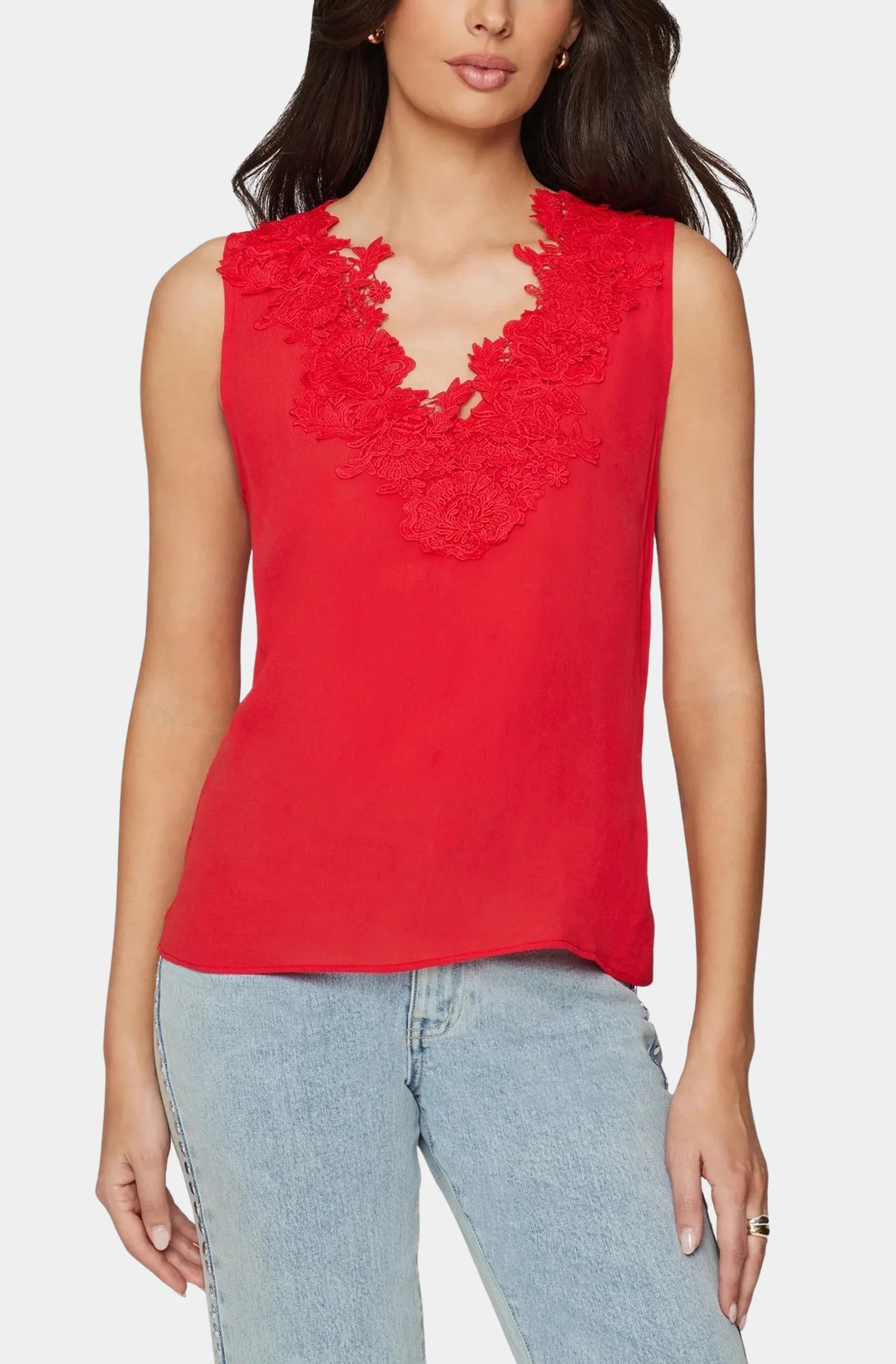 Adiha Lace Combo Blouse