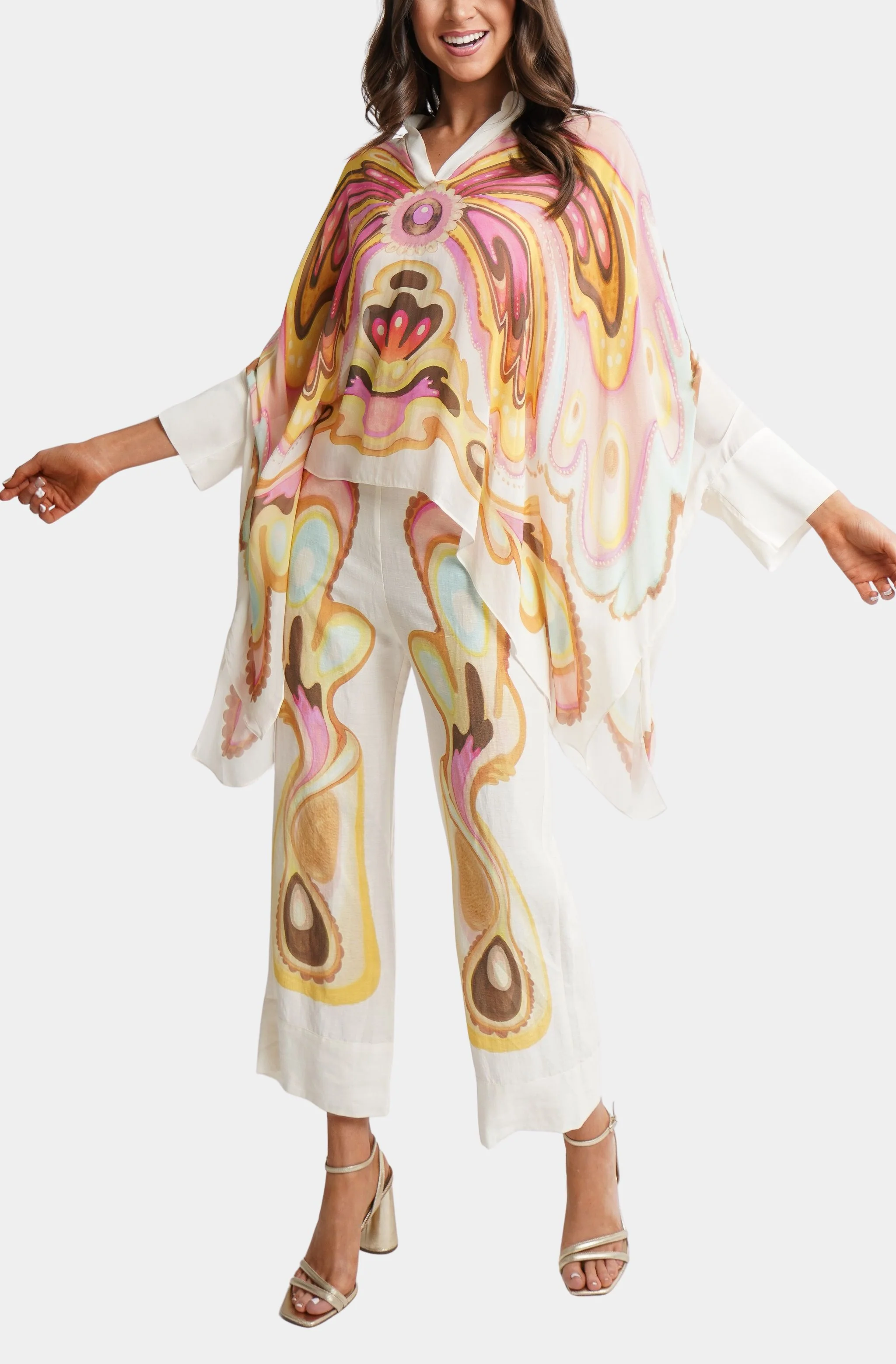 Georgette Kaftan Blouse - Image 4