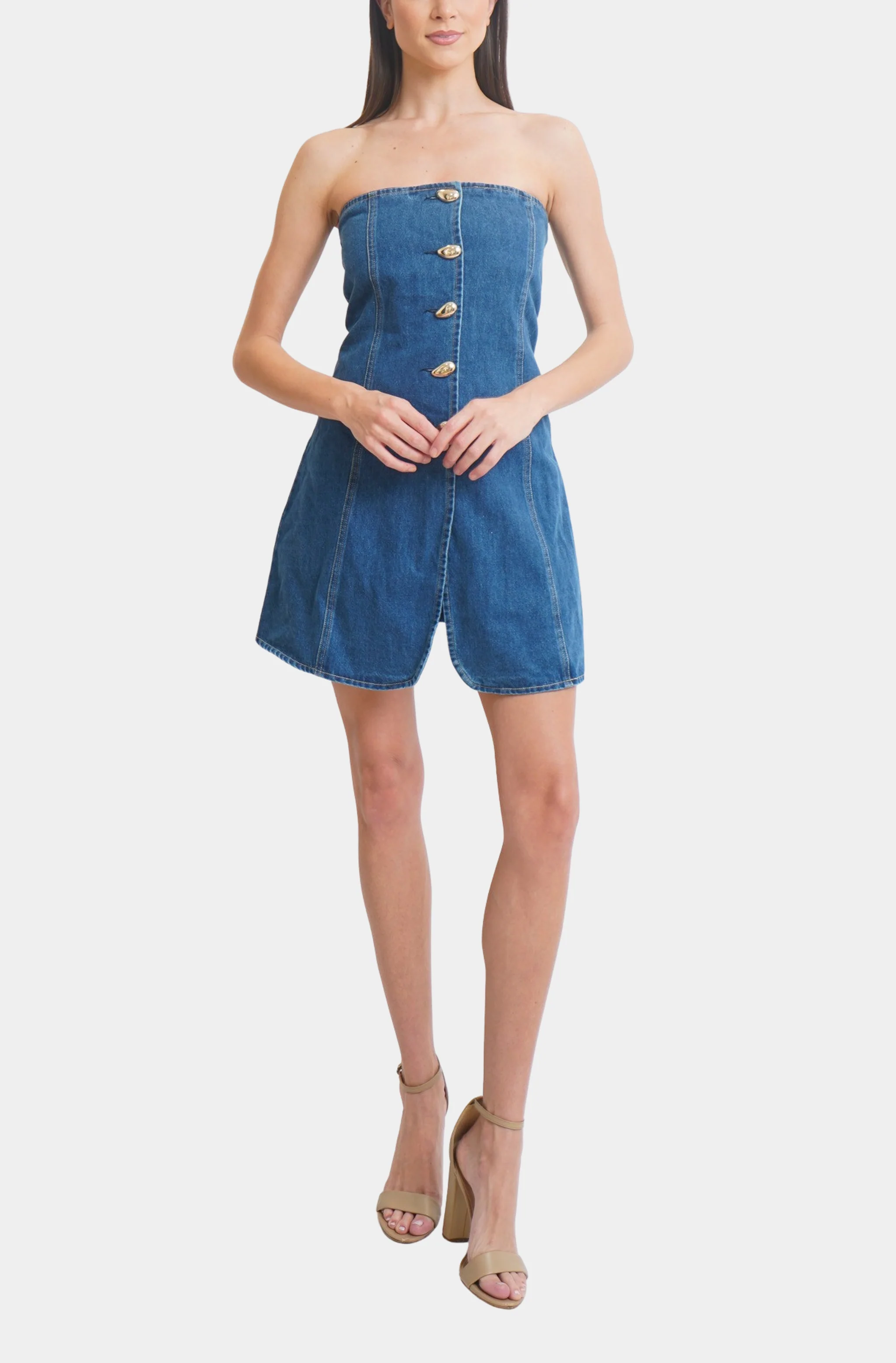 Chelsea Strapless Dress - Image 3