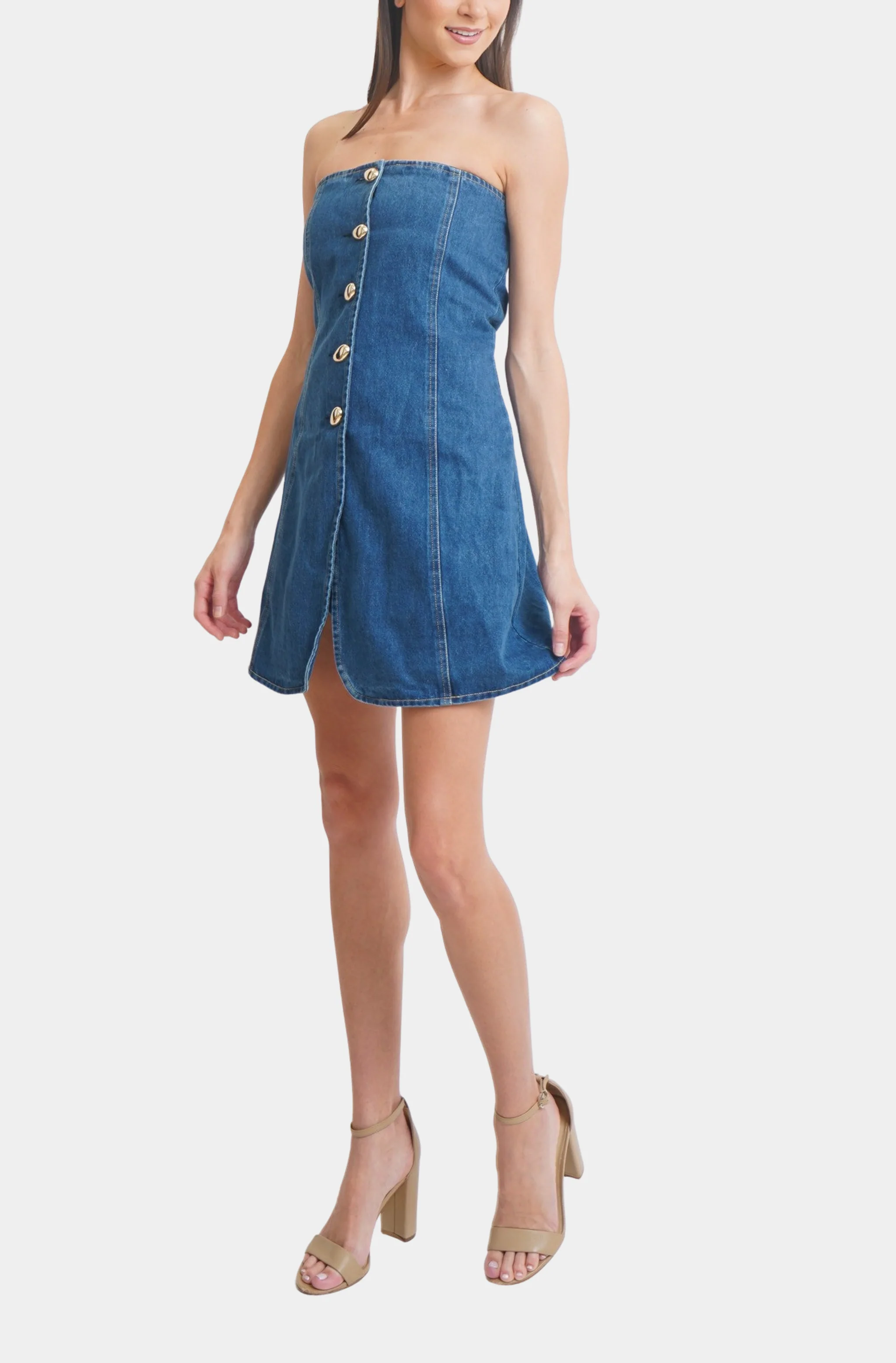 Chelsea Strapless Dress - Image 4