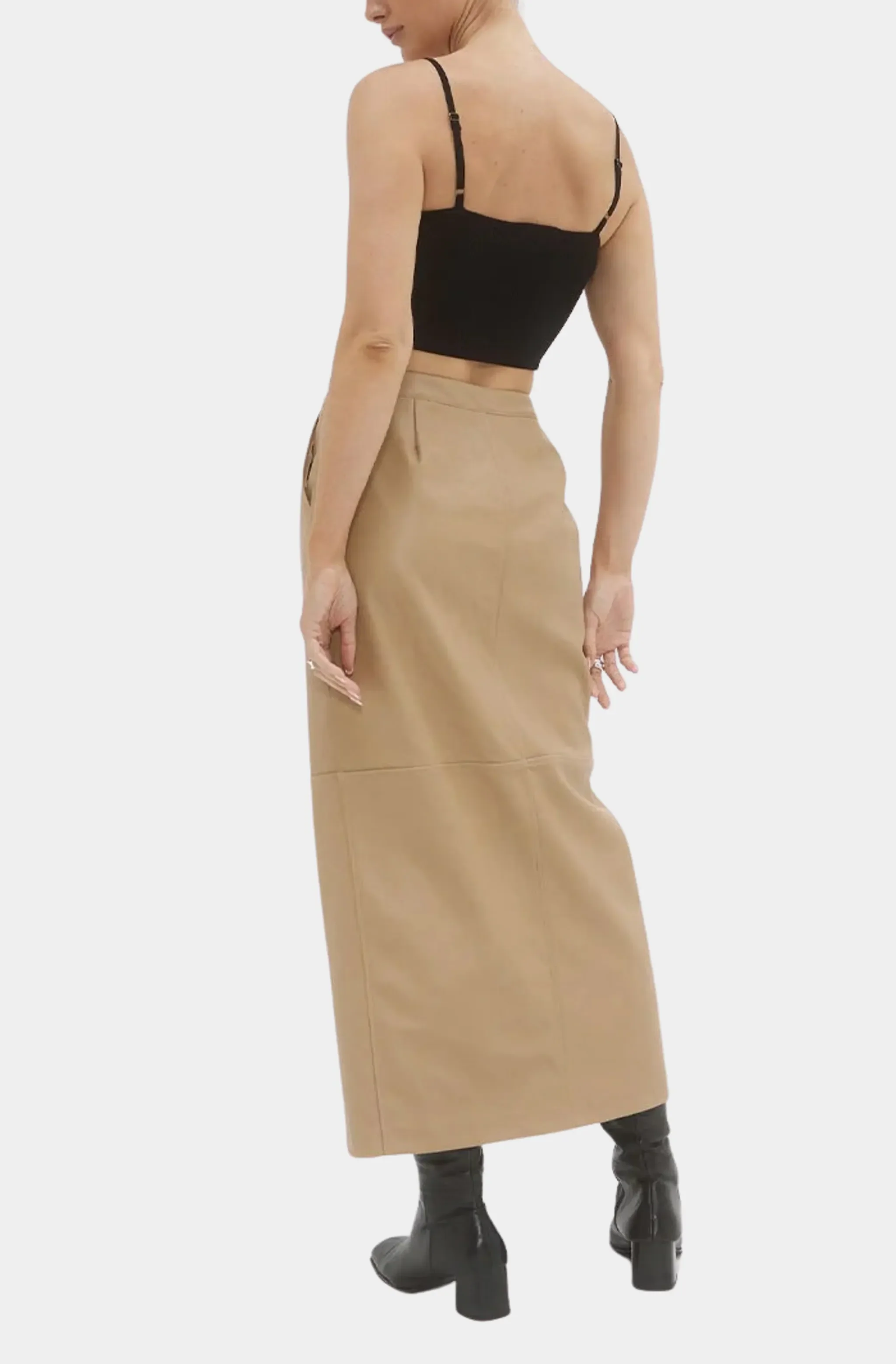 Ascend Pu Maxi Skirt - Image 4