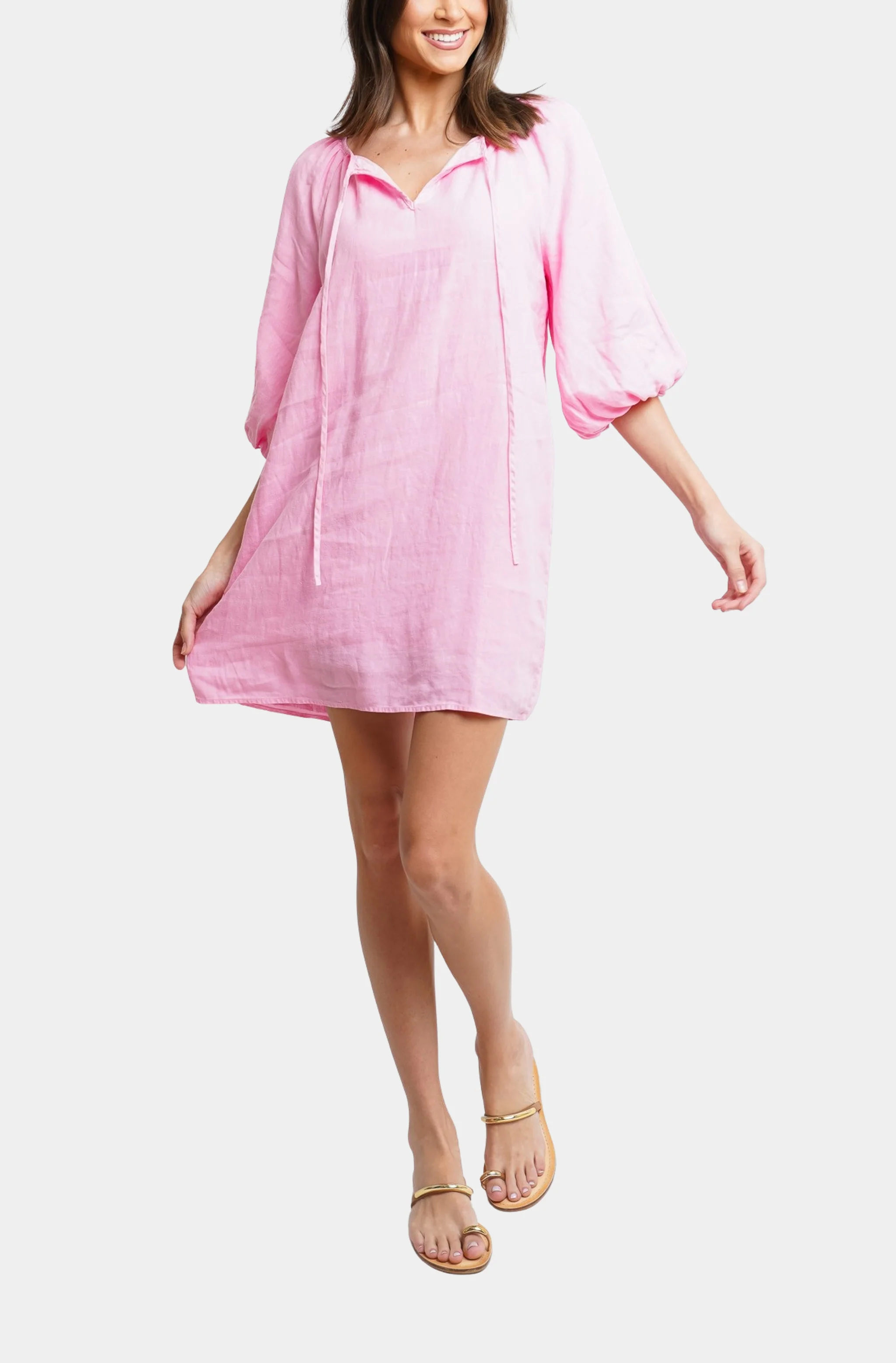 Pullover Puff Sleeve Dress - Image 2
