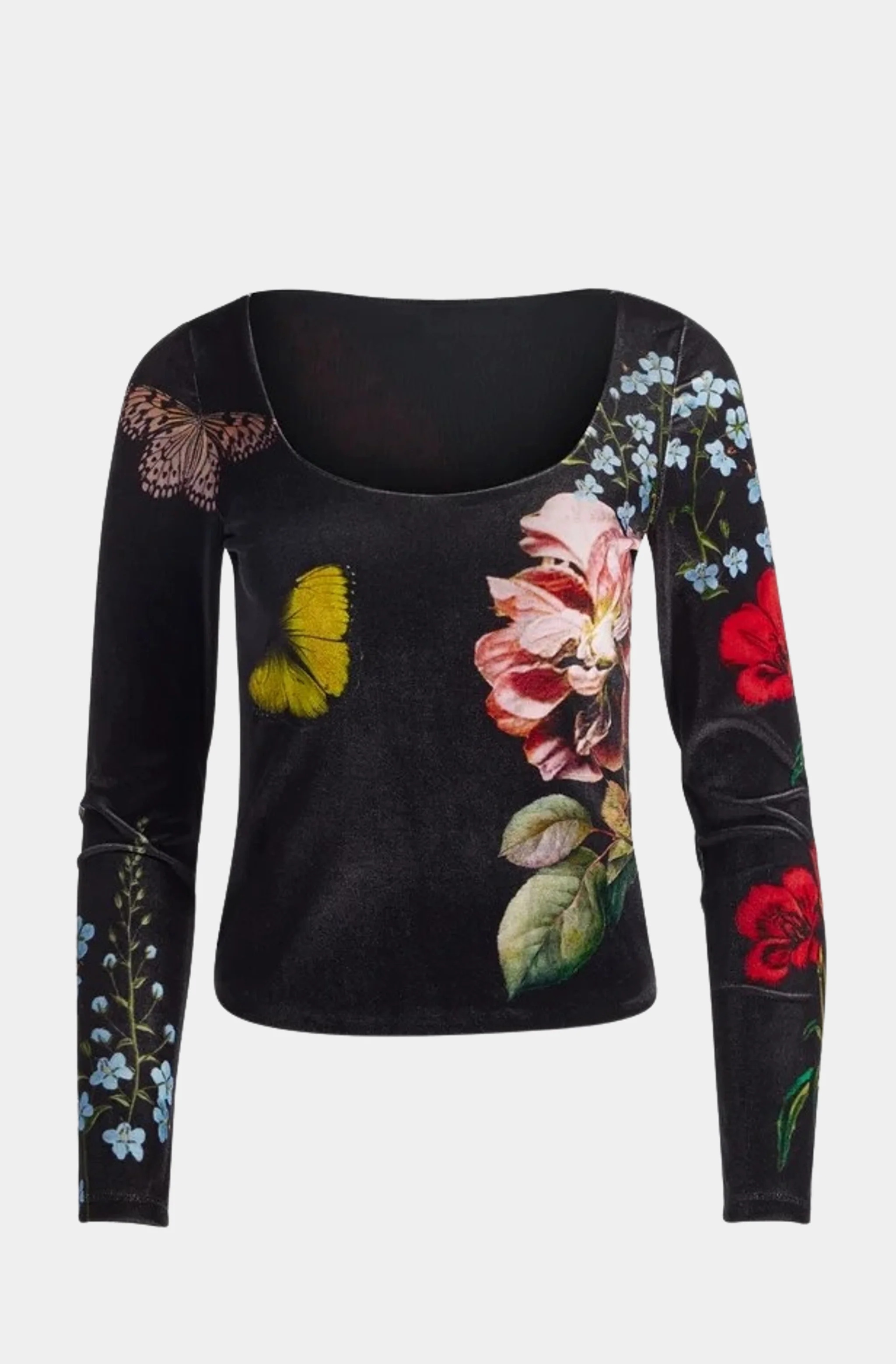 Delaina Scoop Neck Long Sleeve Top - Image 12