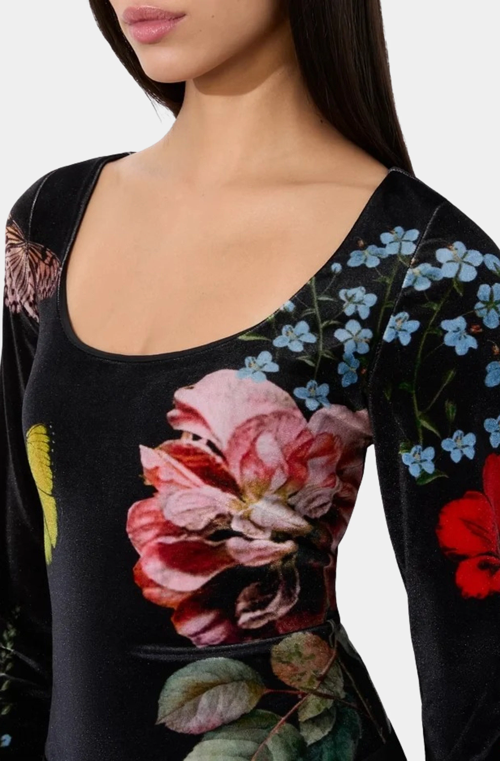 Delaina Scoop Neck Long Sleeve Top - Image 8