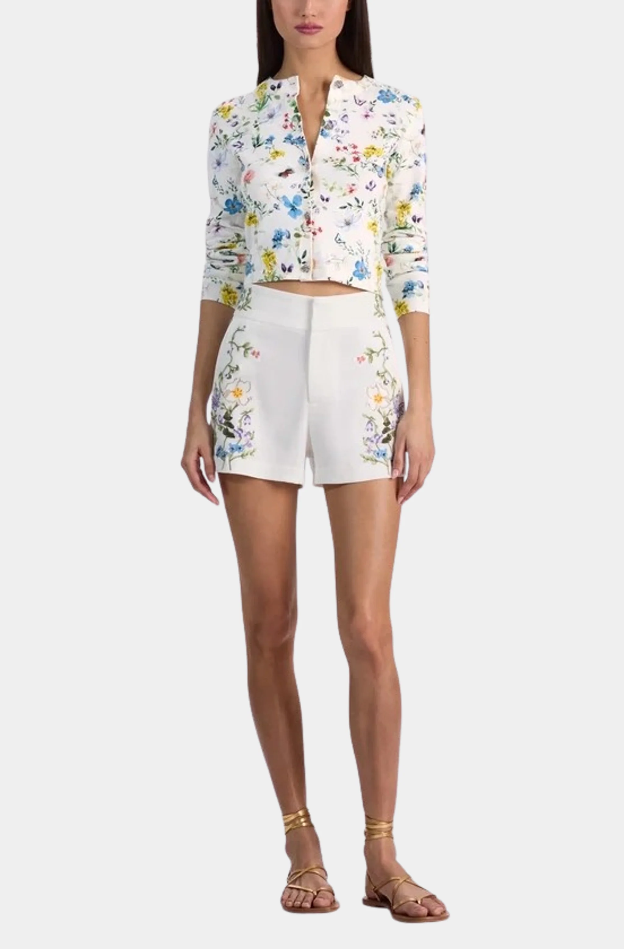 Cady Embroidered Mini Short
