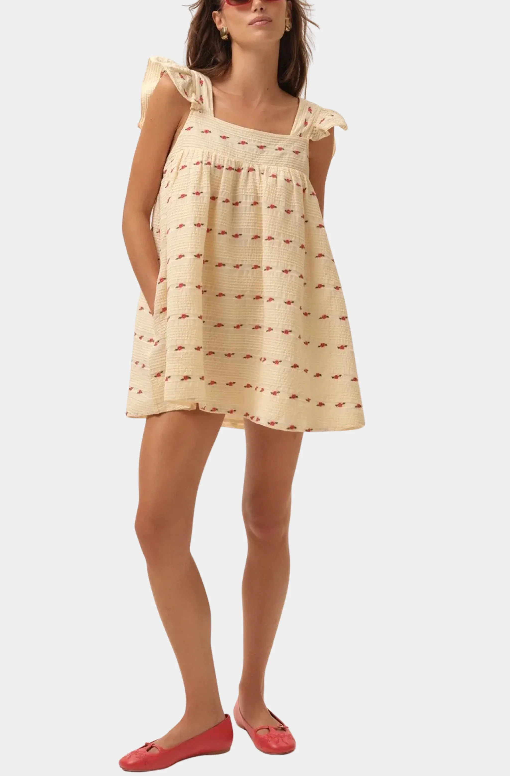 Aster Babydoll Mini Dress