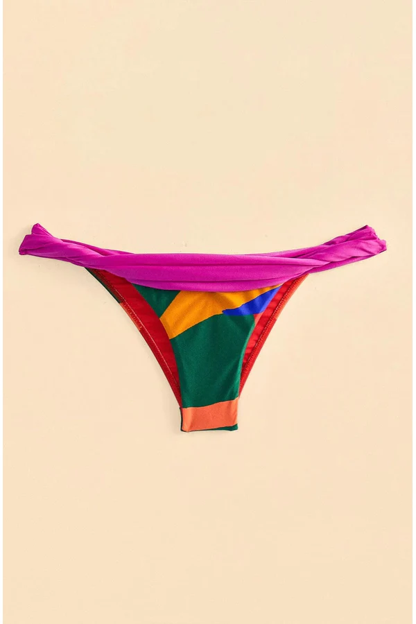 Colorful Leaves Bikini Bottoms - Image 3