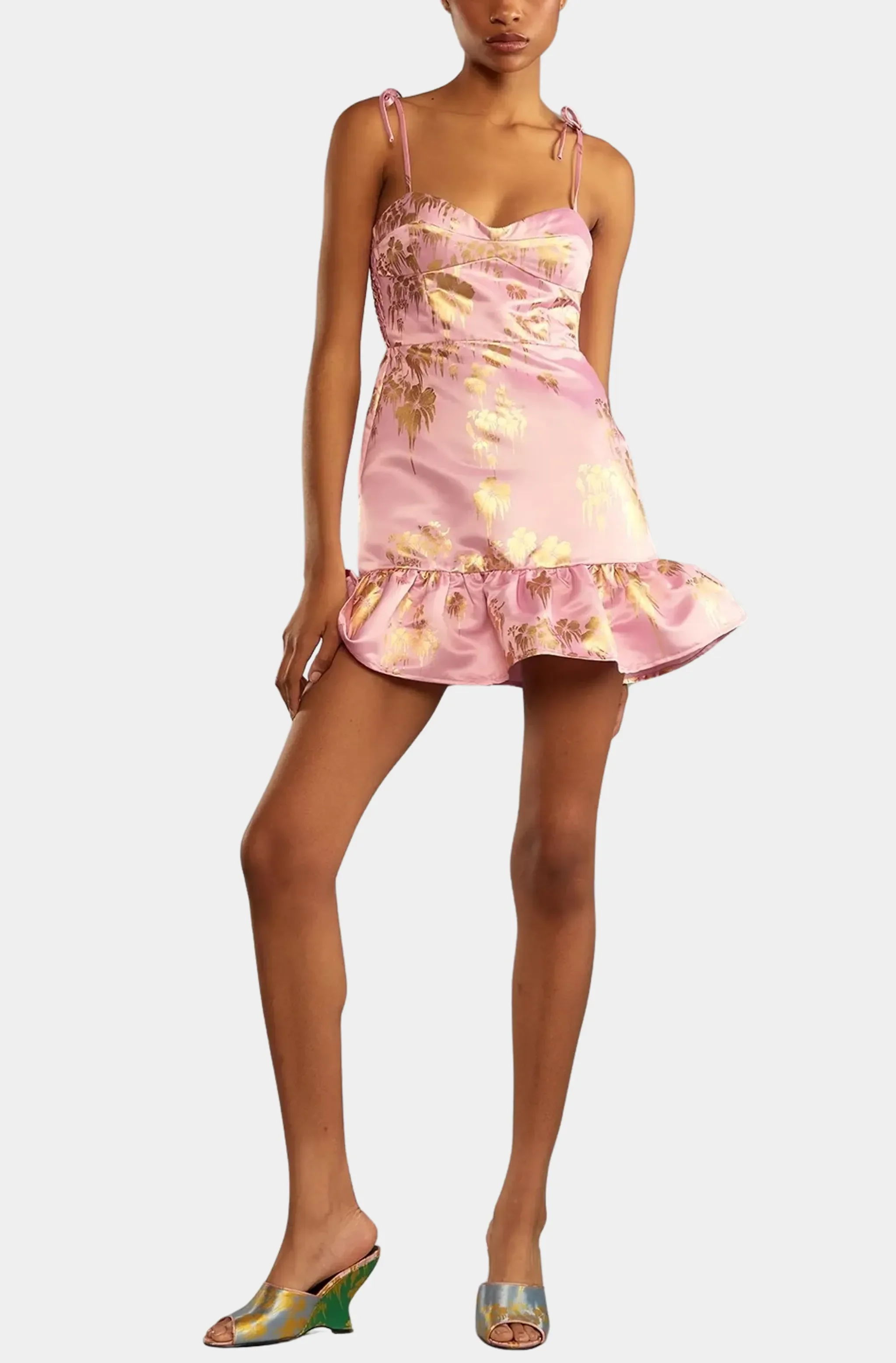Dripping in Gold Dress - Image 3