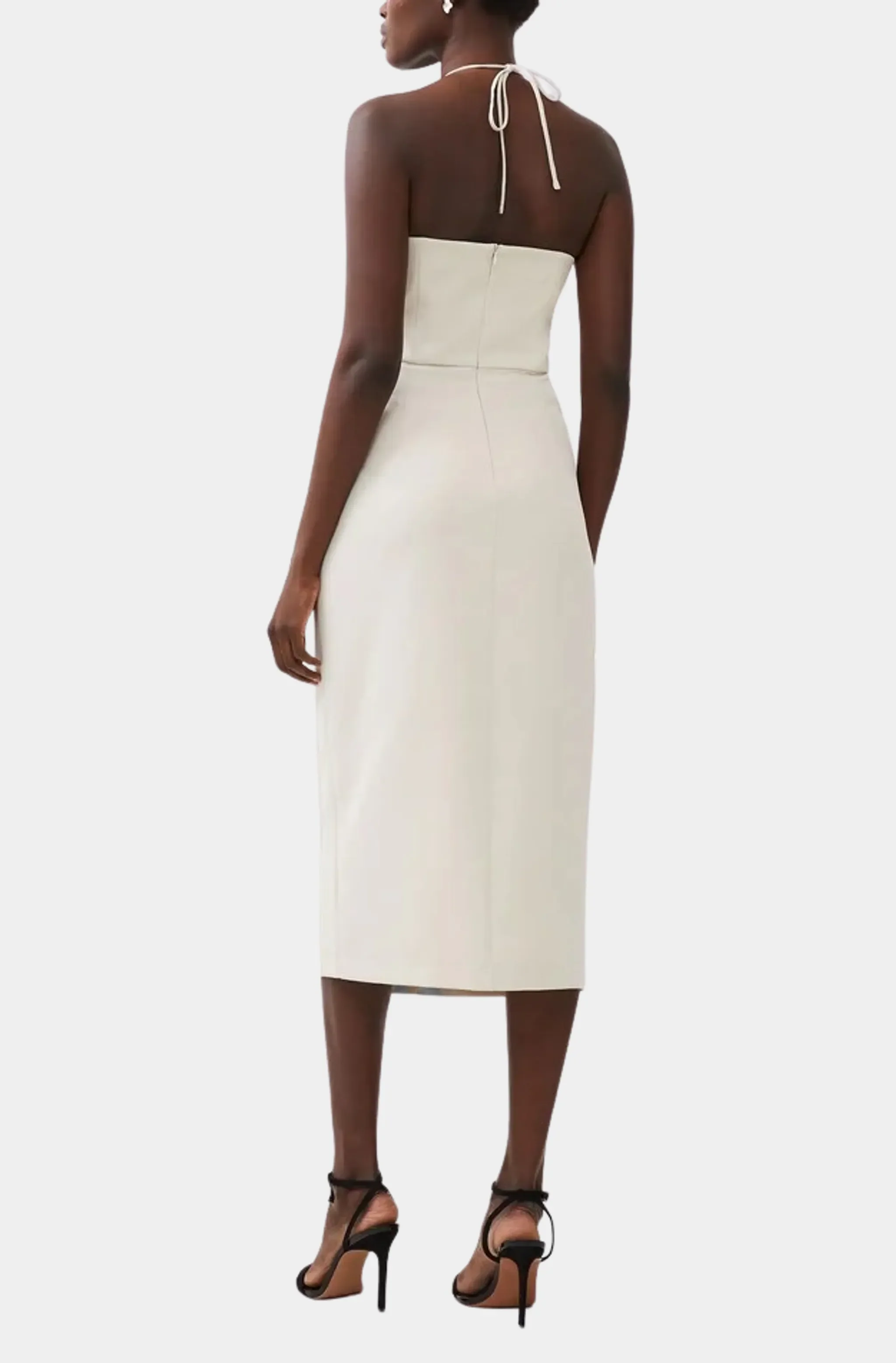 Echo Crepe Halter Dress - Image 3