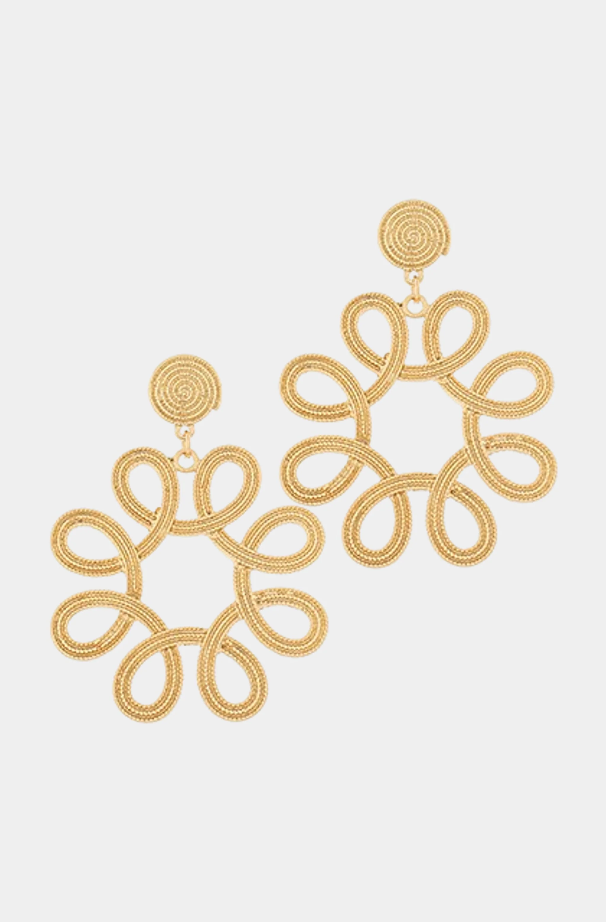 Textured Geometric Earrings