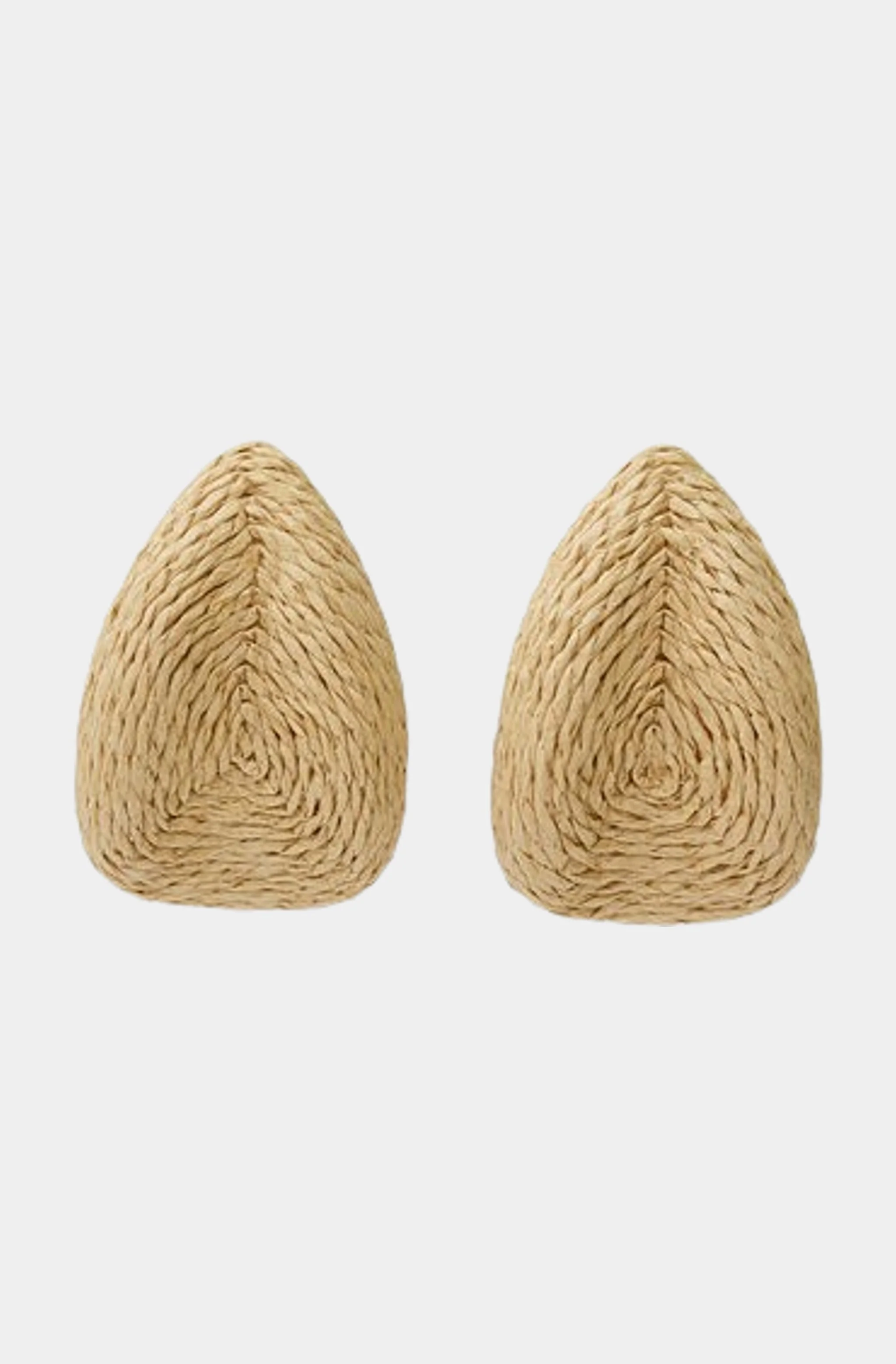 Teardrop Raffia Earrings