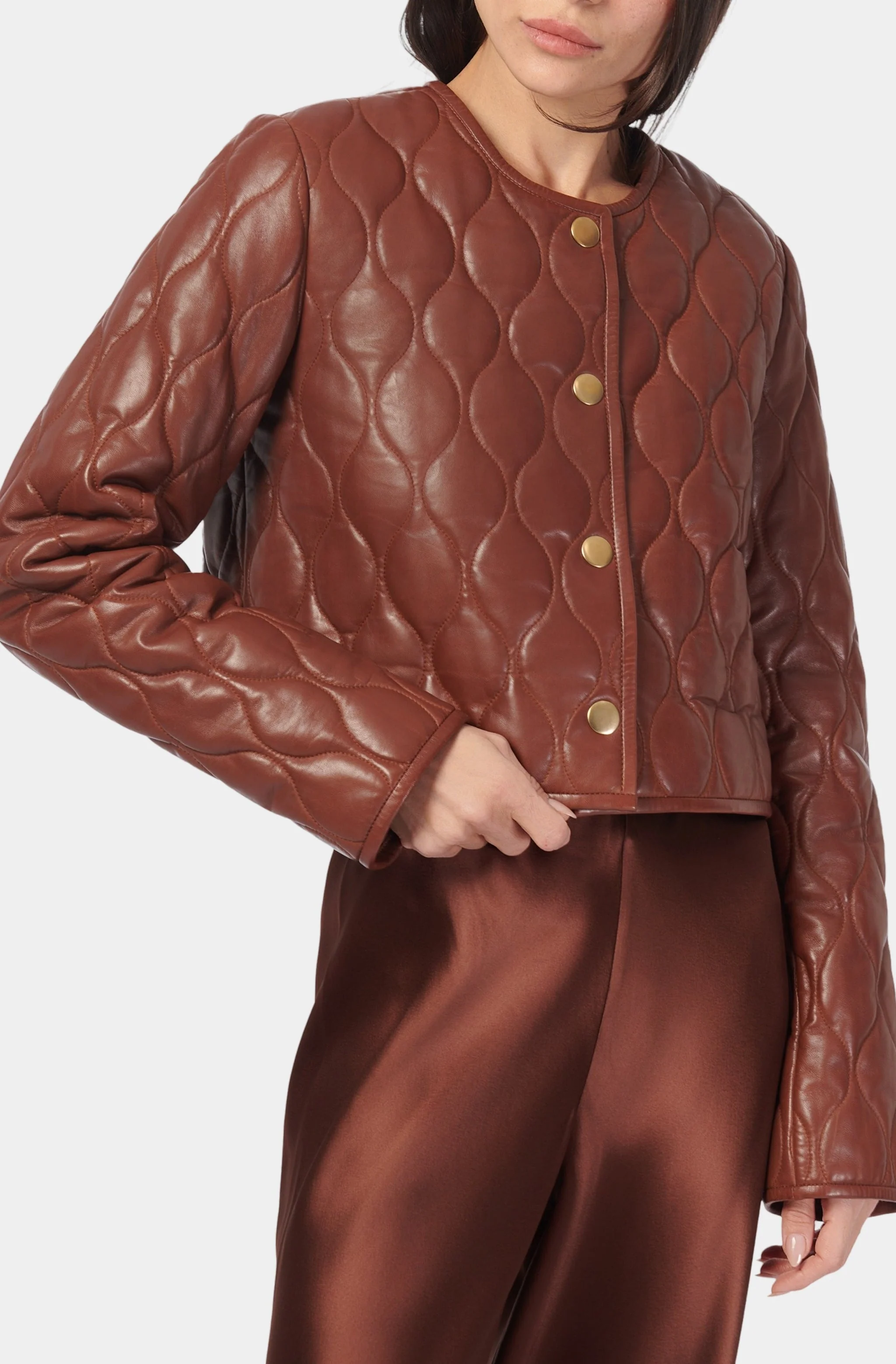 Wanda Genuine Leather Jacket - Image 5
