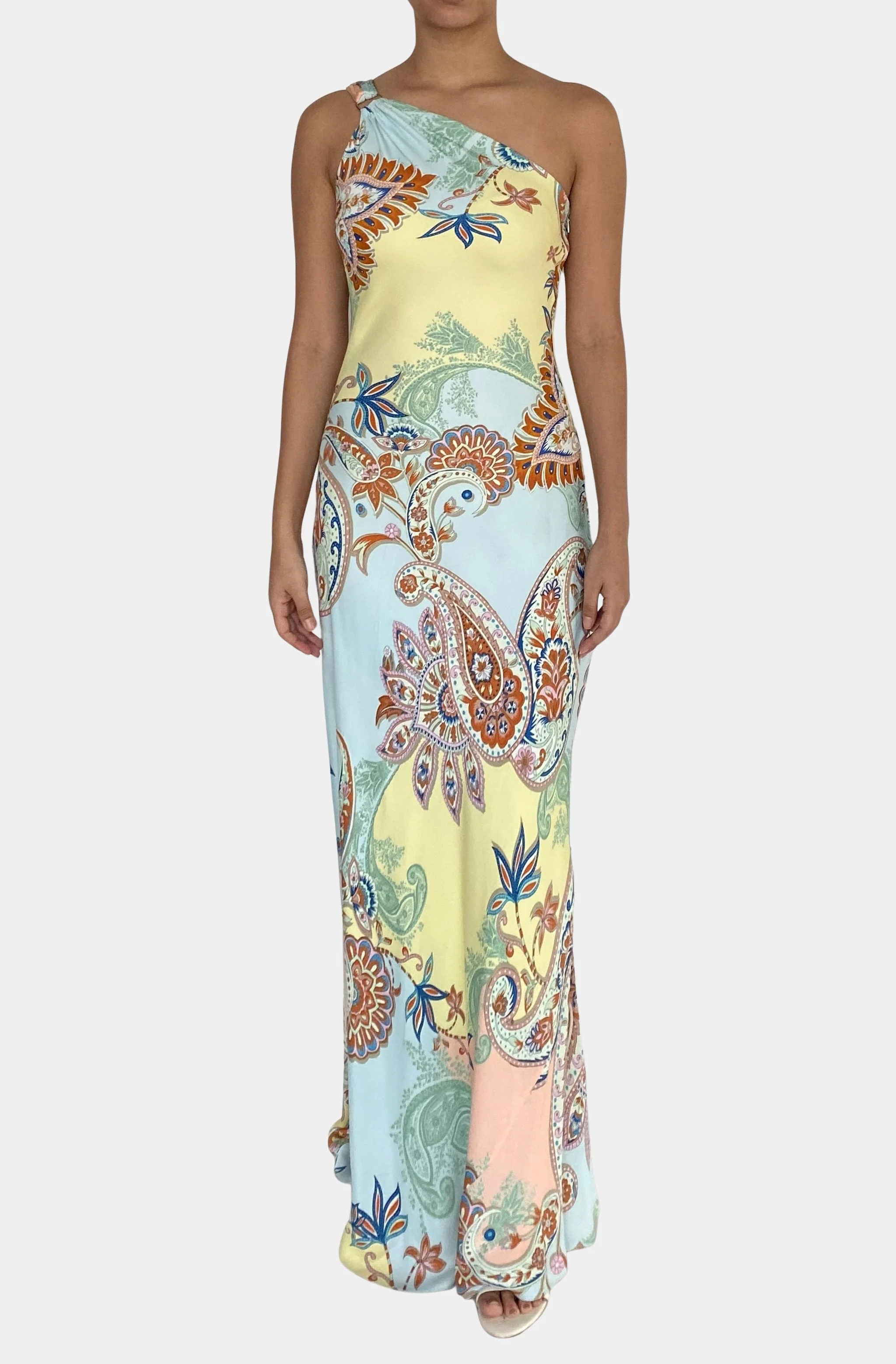 One Shoulder Sash Dress