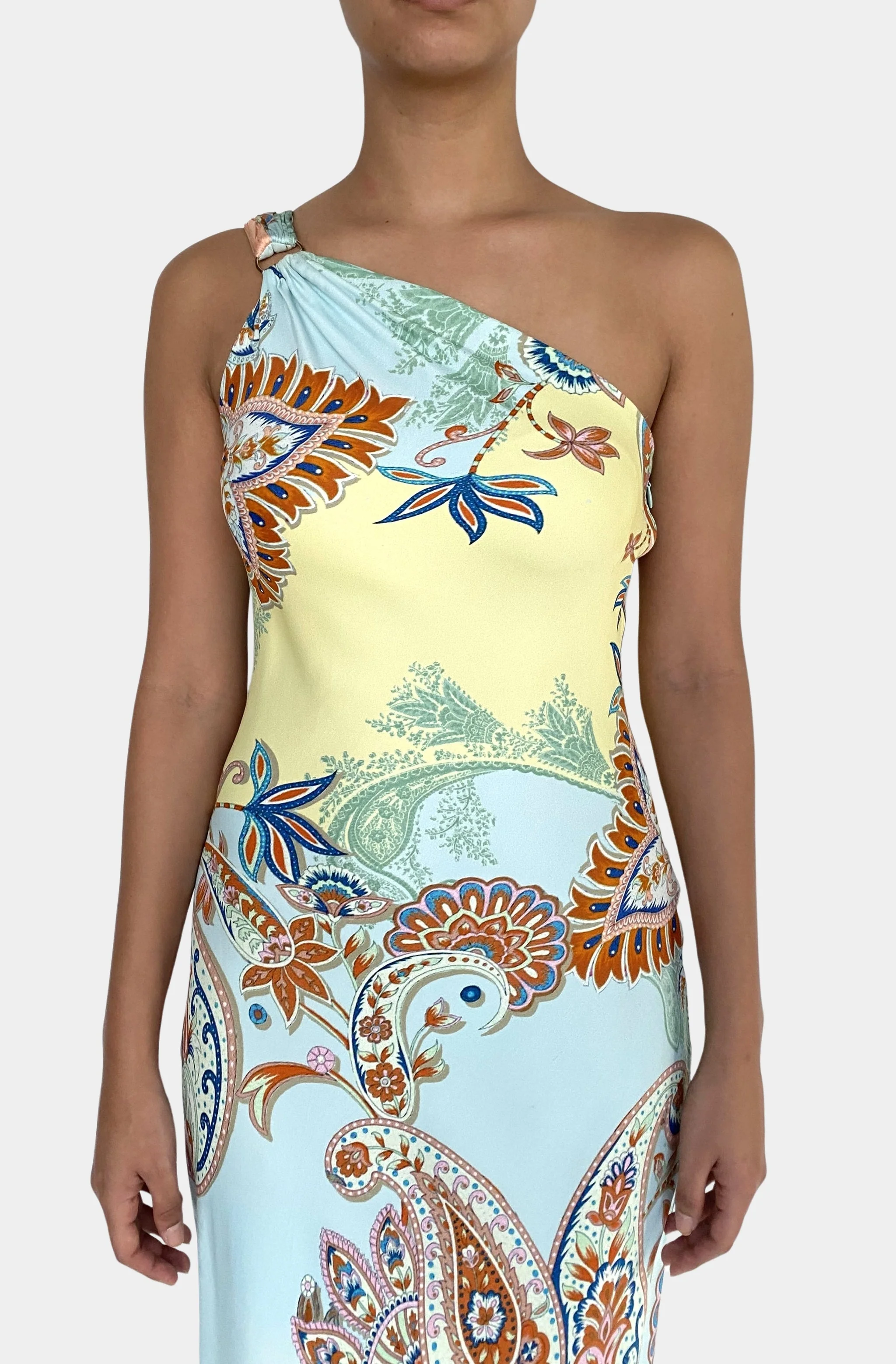 One Shoulder Sash Dress - Image 4