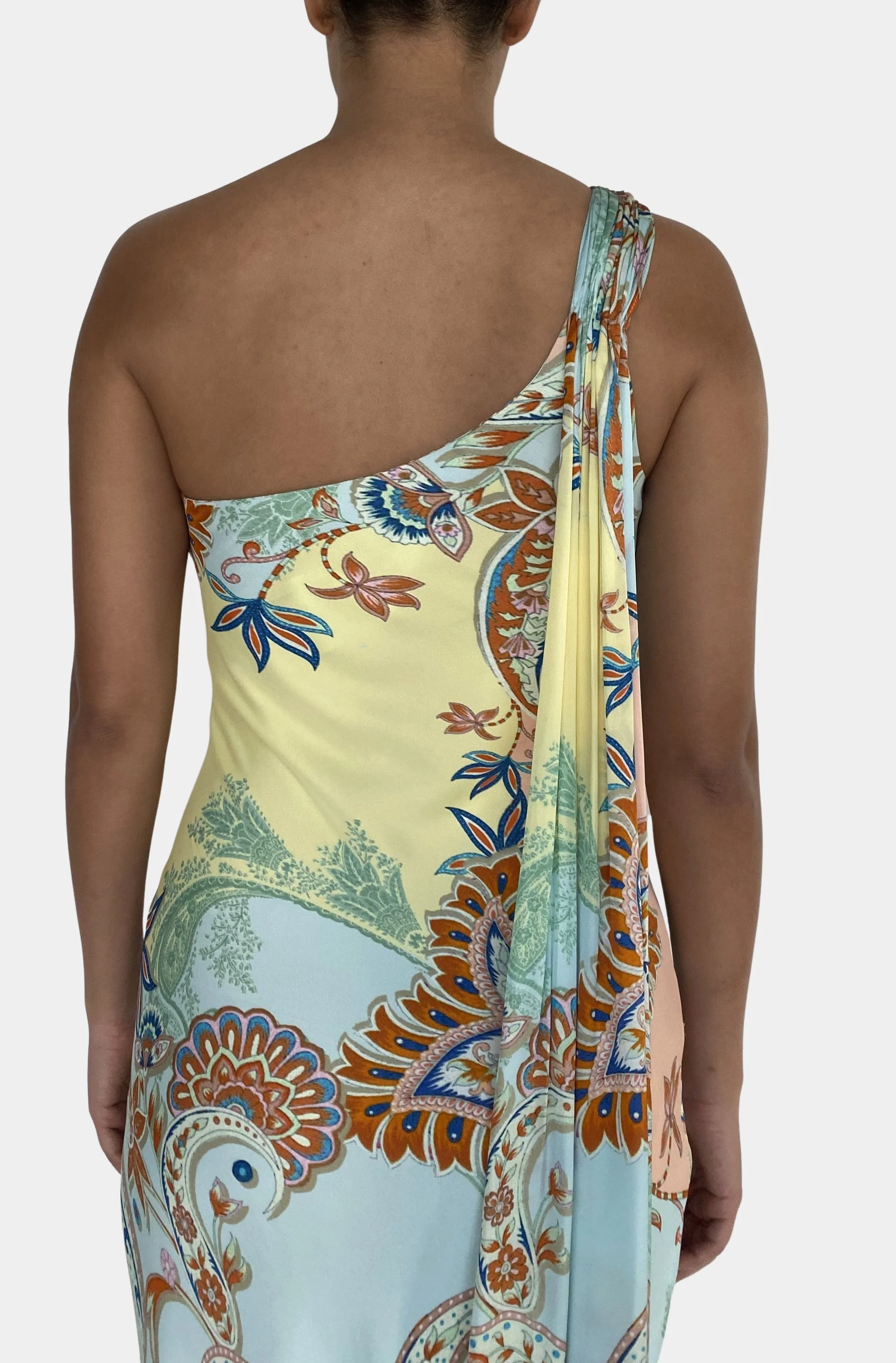 One Shoulder Sash Dress - Image 5