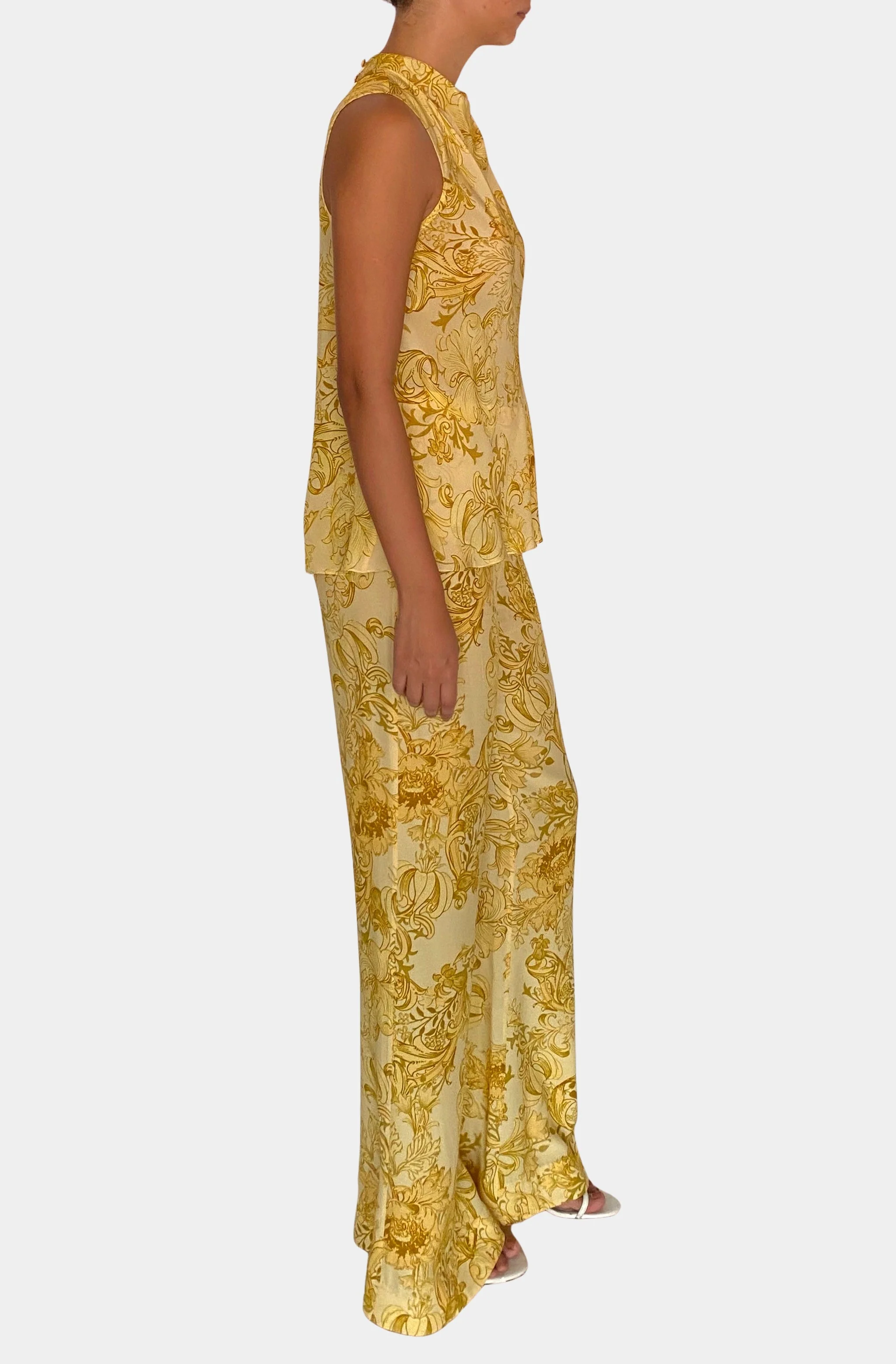 Zar Cowl Neck with Back Tie Top - Image 2