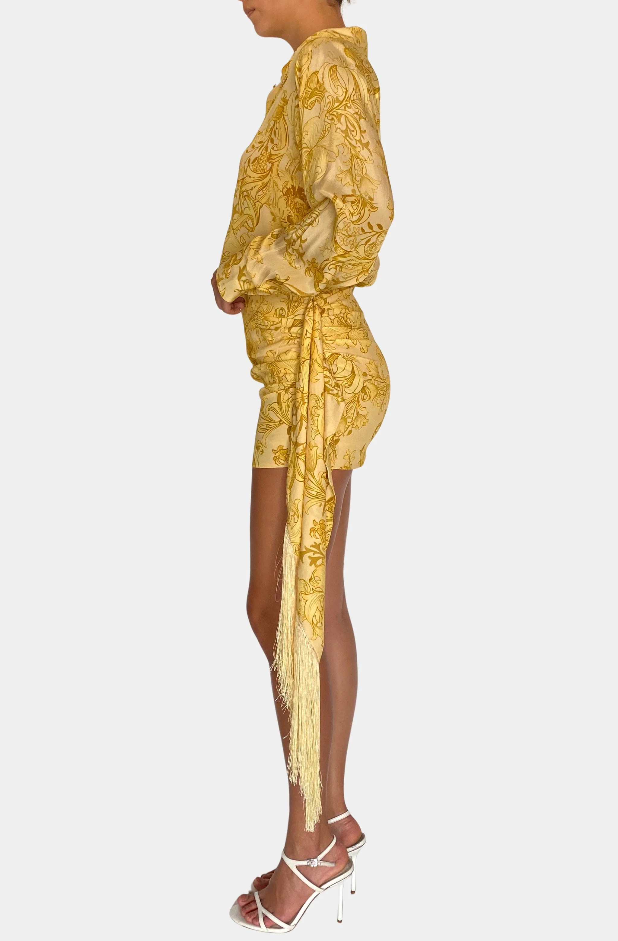 Zar Fringed Mini Skirt - Image 2