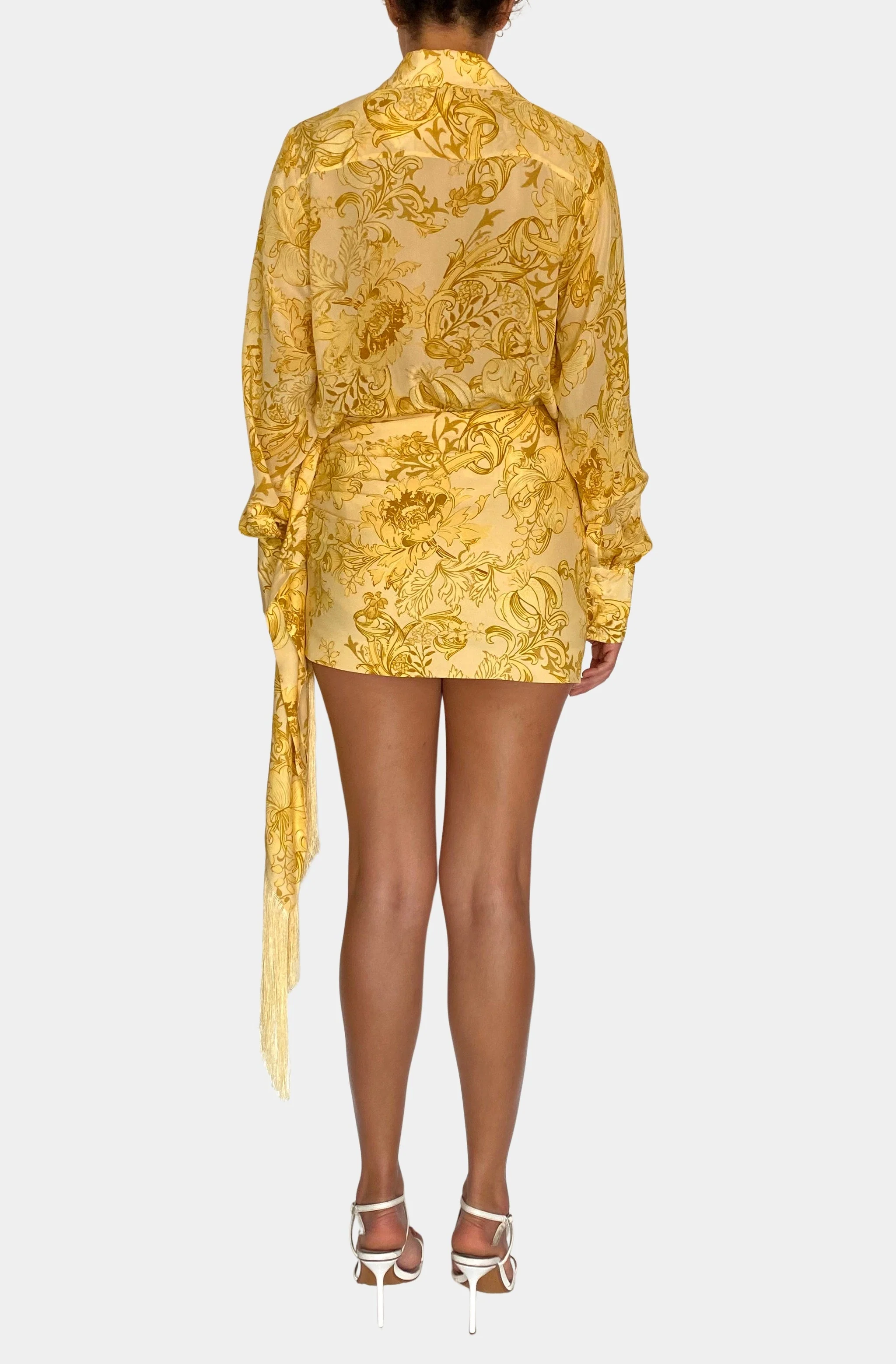Zar Fringed Mini Skirt - Image 3