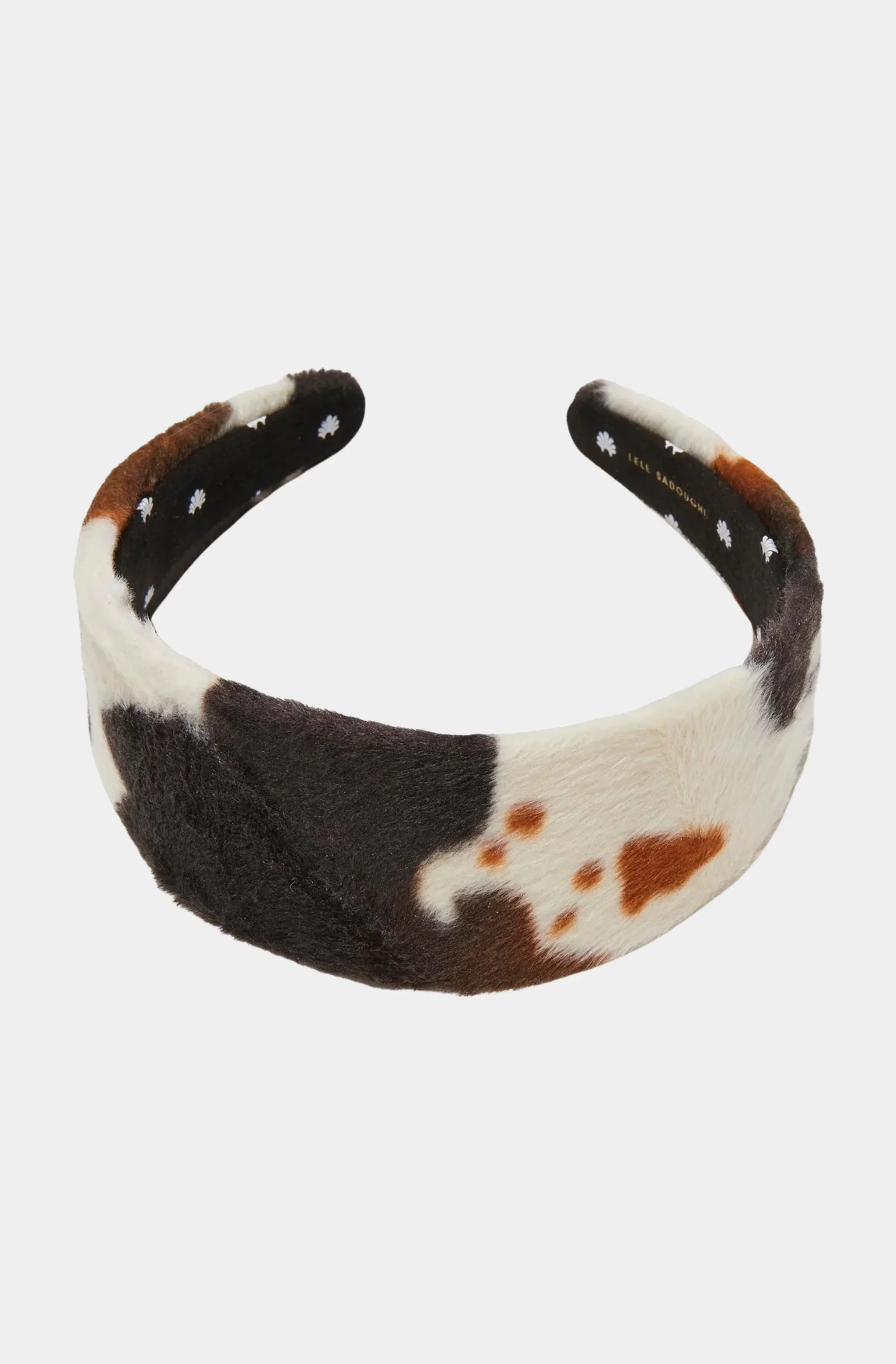 Brigitte Faux Cowhide Headband - Image 2