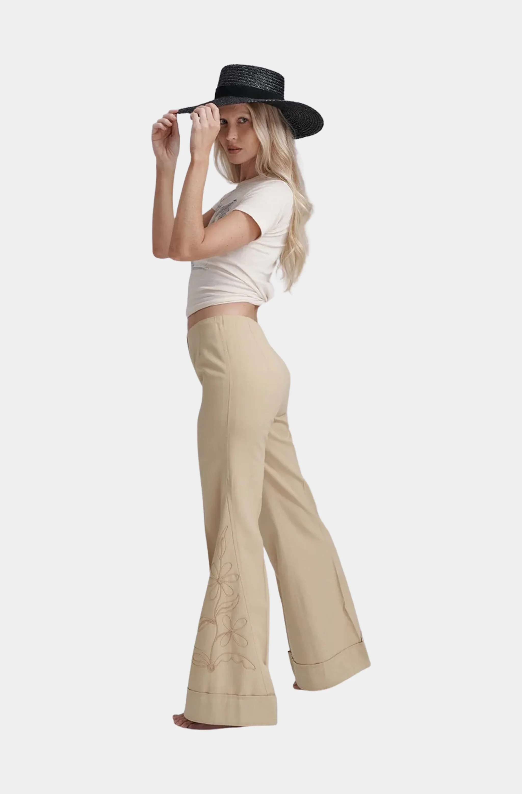 Mira Wide Boater Hat - Image 3