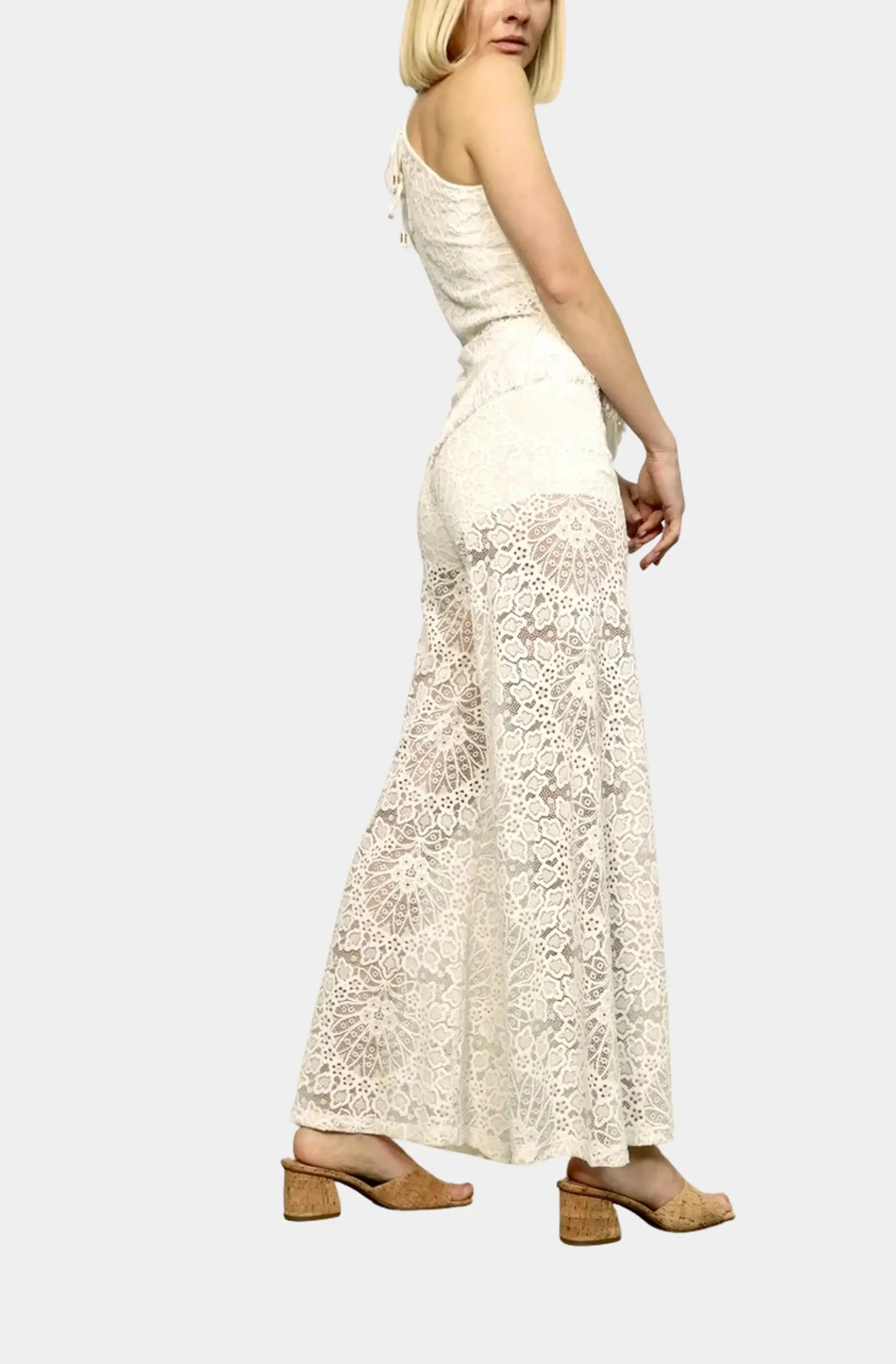 Lotus Lace Palazzo Pant - Image 4