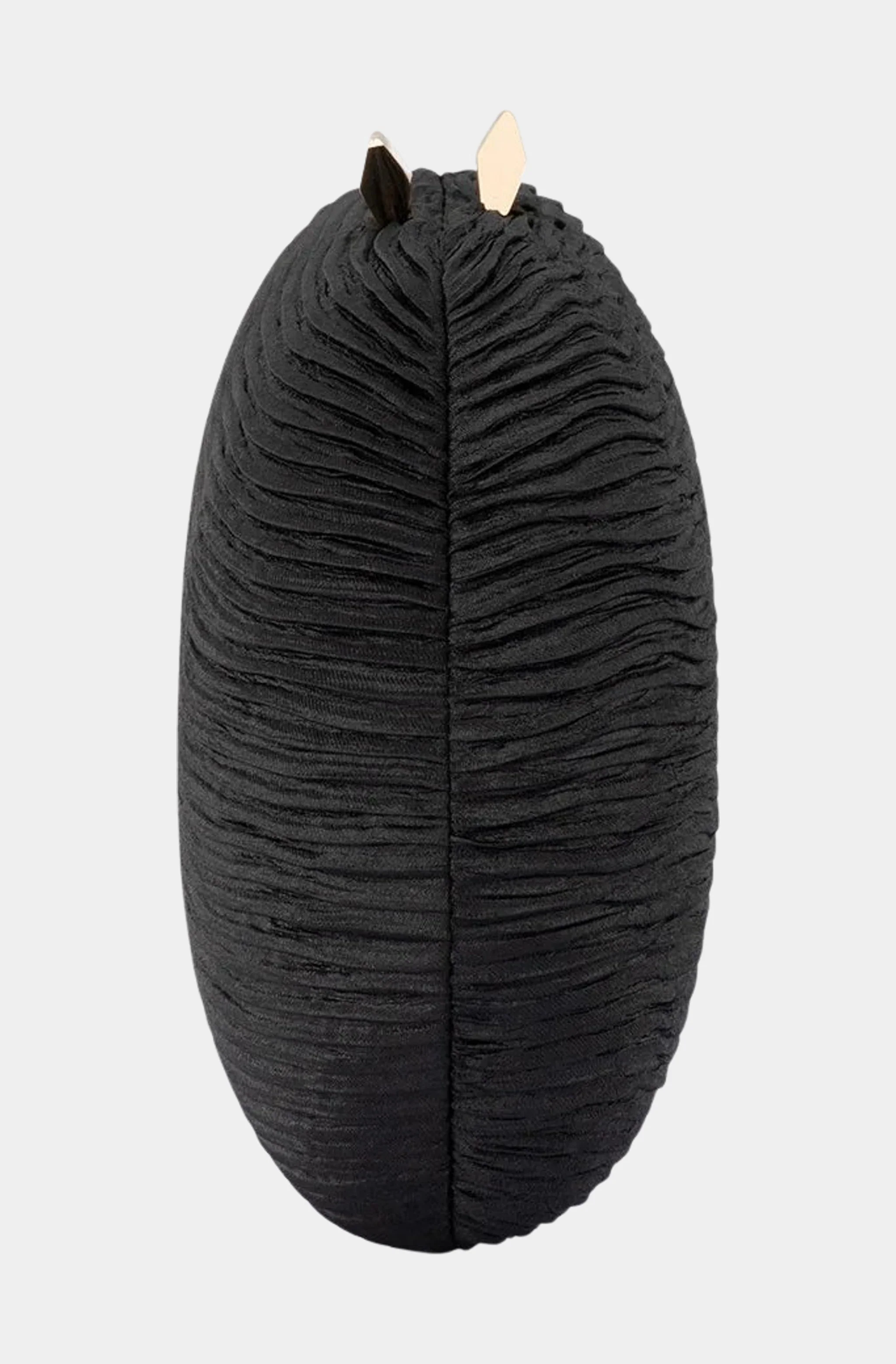 Natalie Pleated Oval Clutch - Image 7