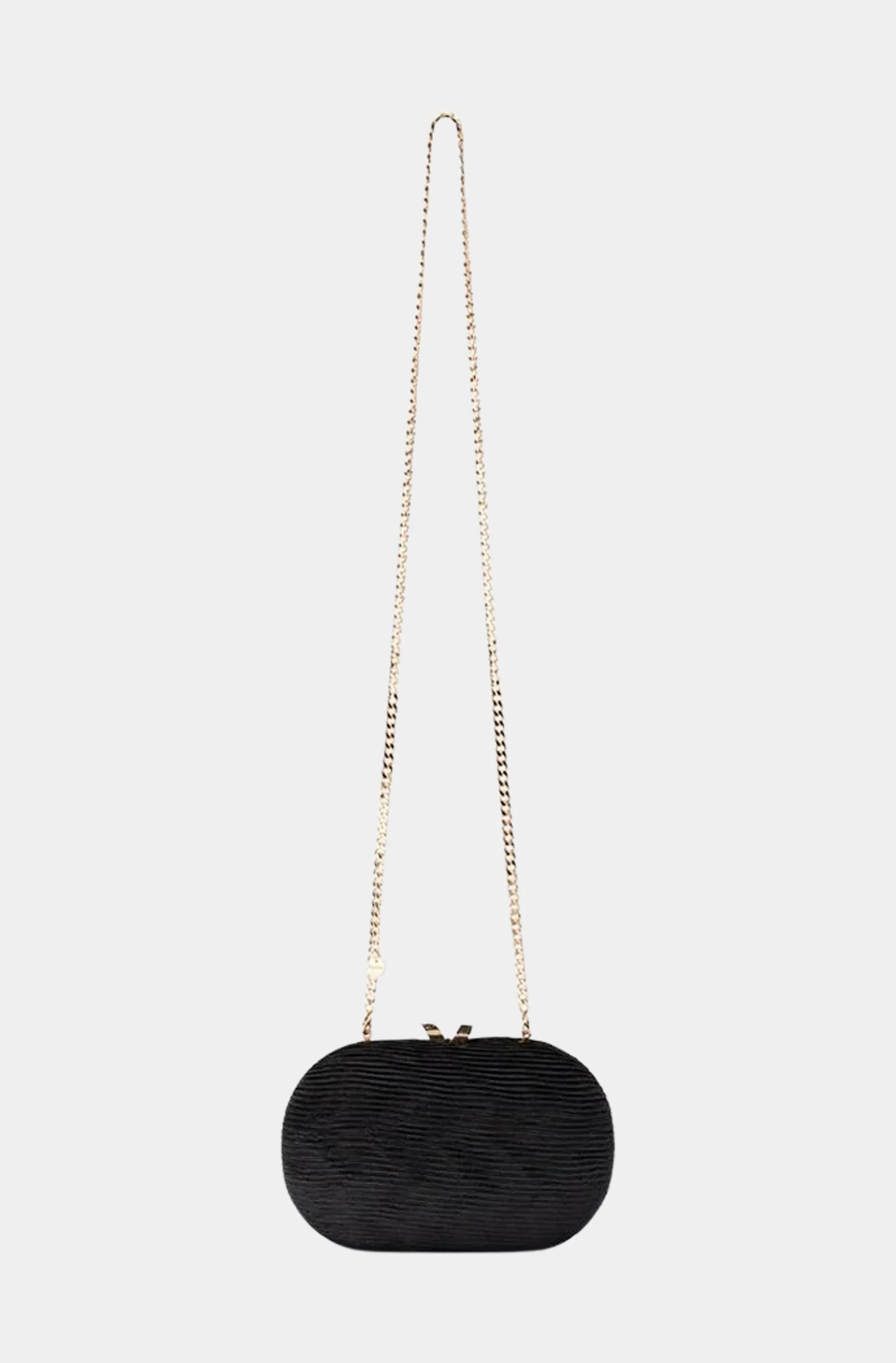 Natalie Pleated Oval Clutch - Image 8